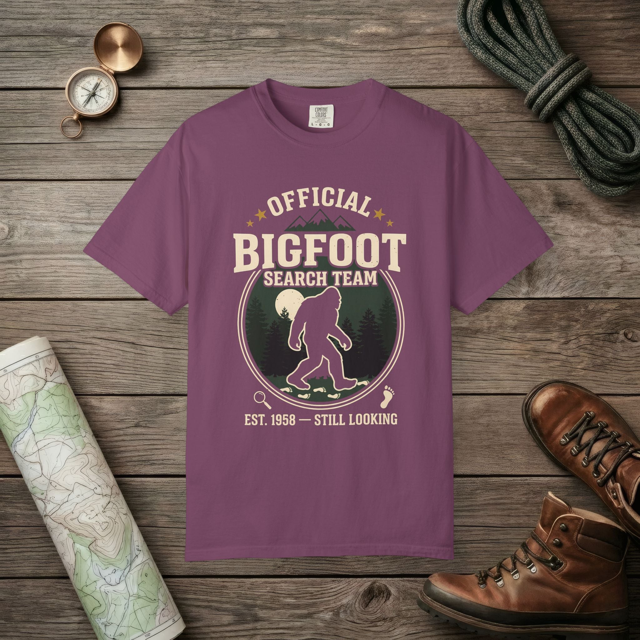 Official Bigfoot Search Team T-Shirt