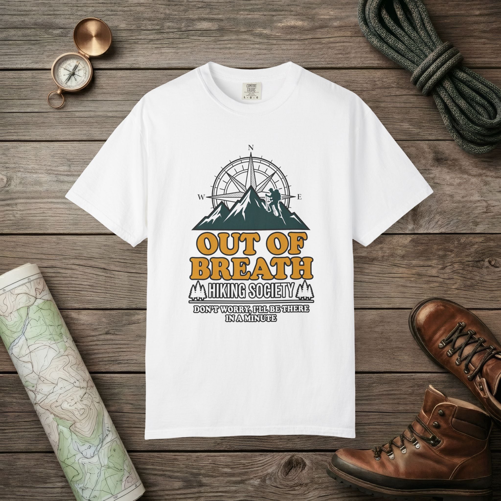 Out Of Breath Hiking Society T-Shirt