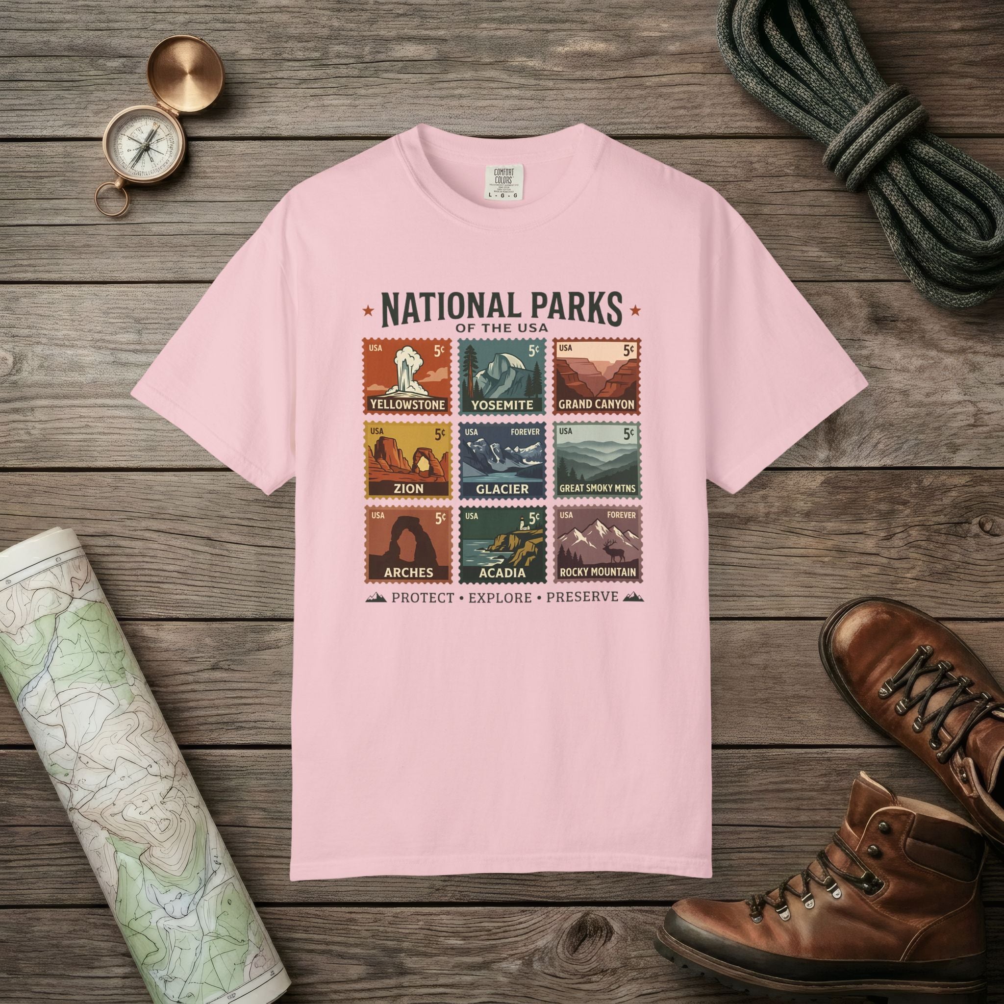 National Parks of The USA T-Shirt