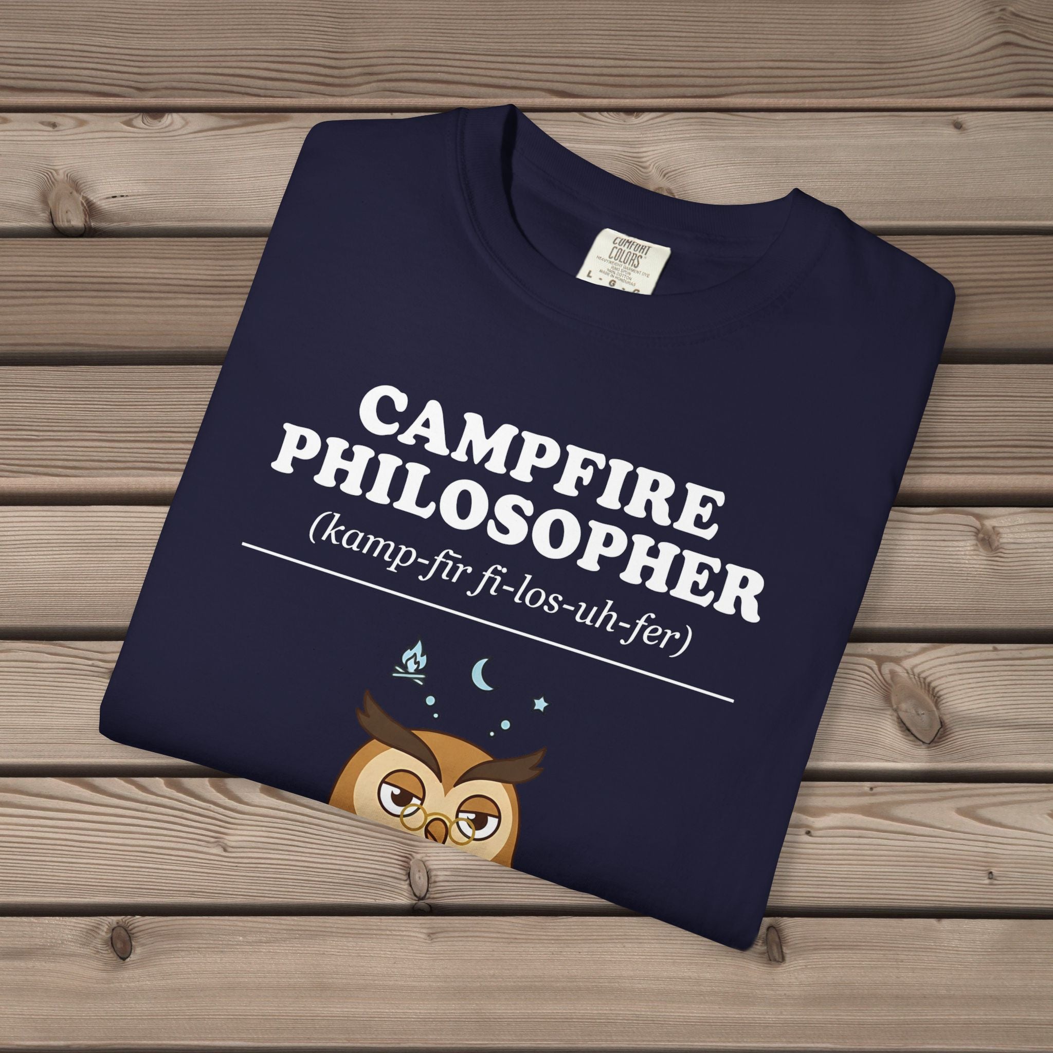Campfire Philosopher Definition T-Shirt