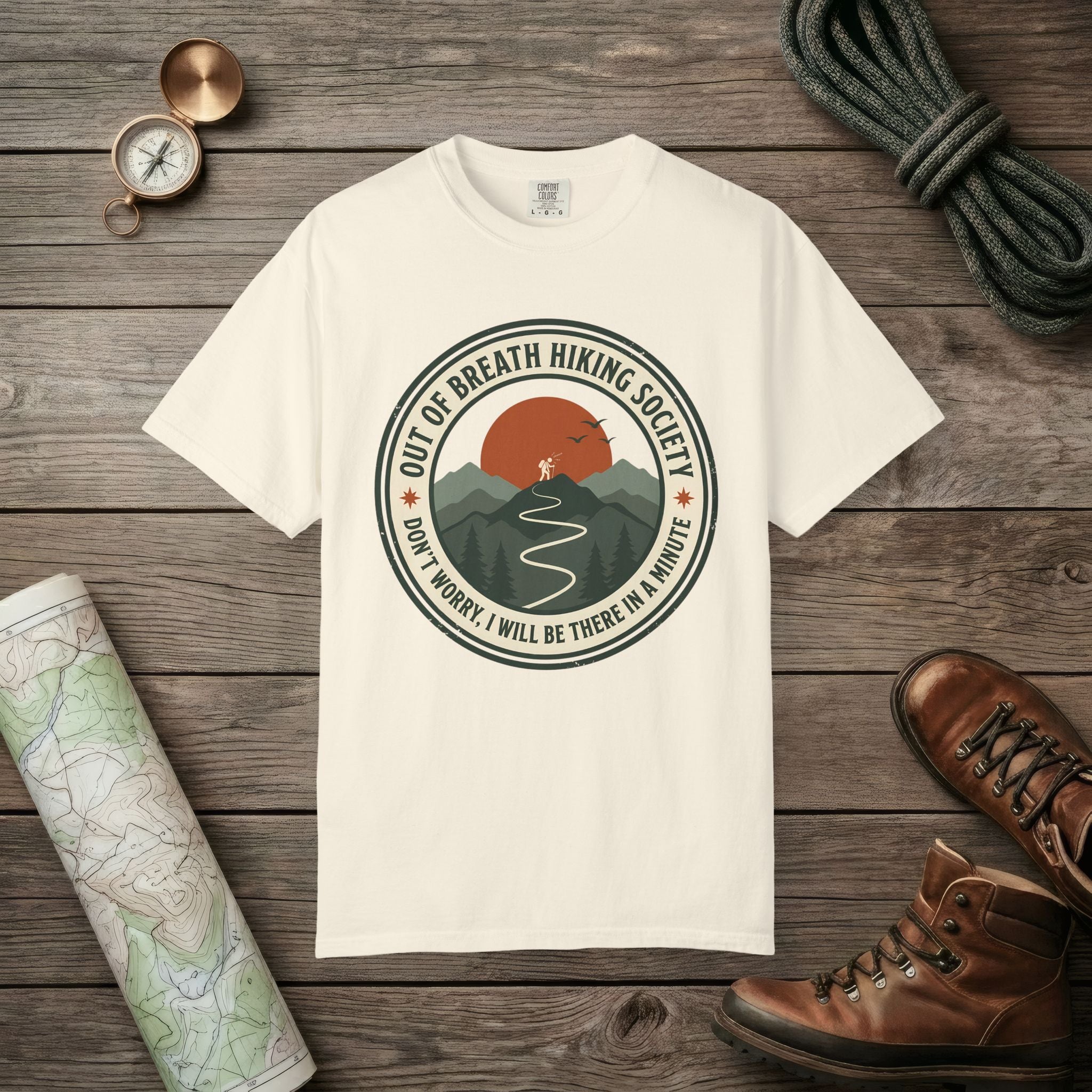 Out Of Breath Funny Hiking T-Shirt