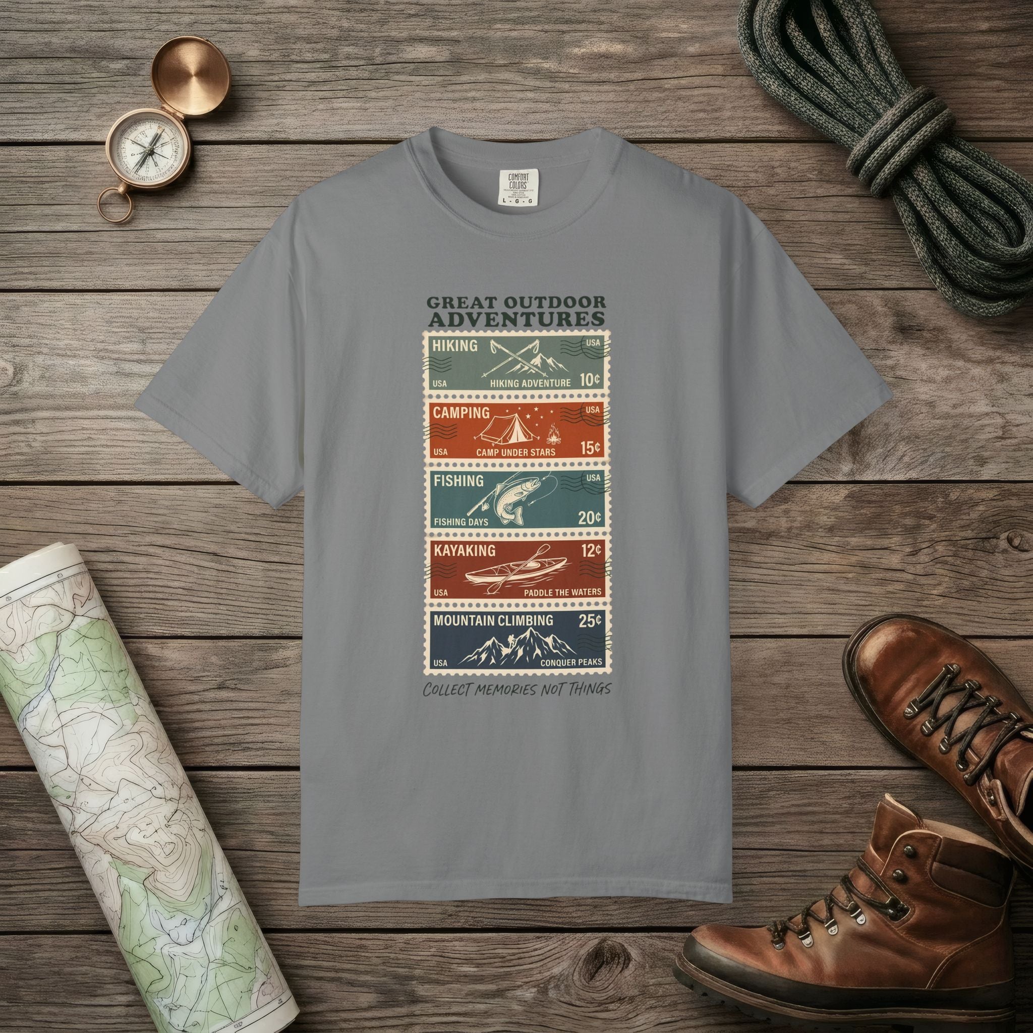 Adventure Stamps T-Shirt