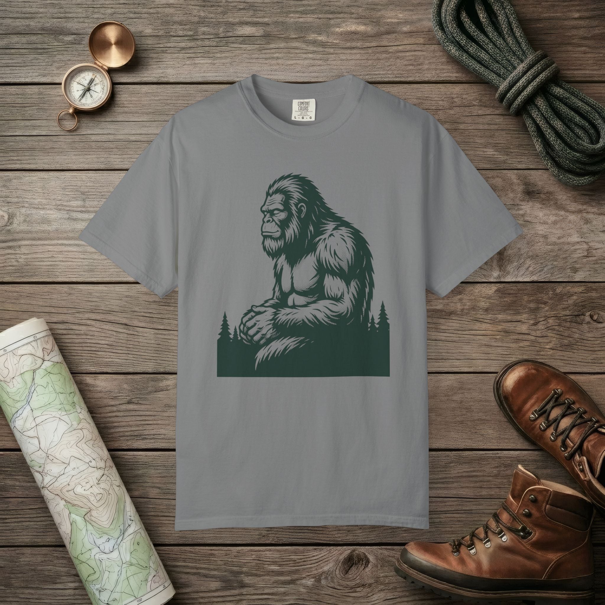 Meditating Bigfoot T-Shirt