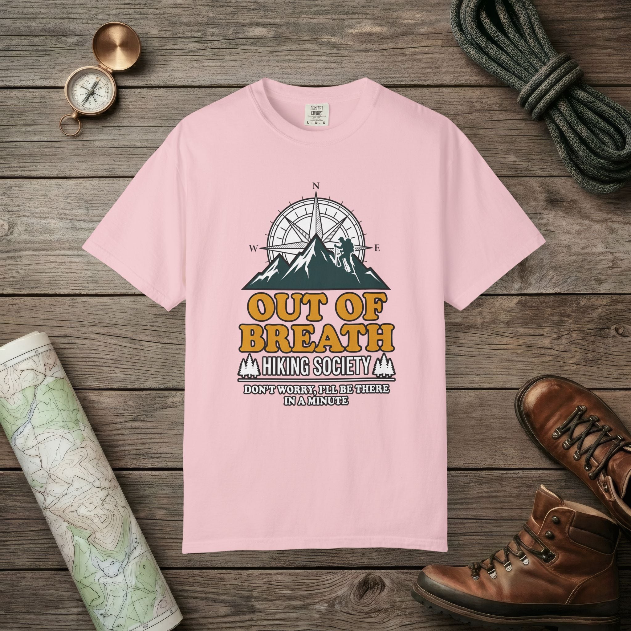 Out Of Breath Hiking Society T-Shirt