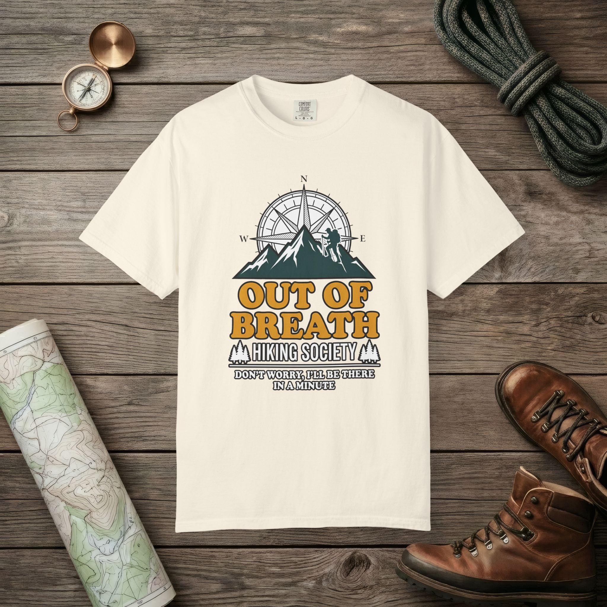 Out Of Breath Hiking Society T-Shirt