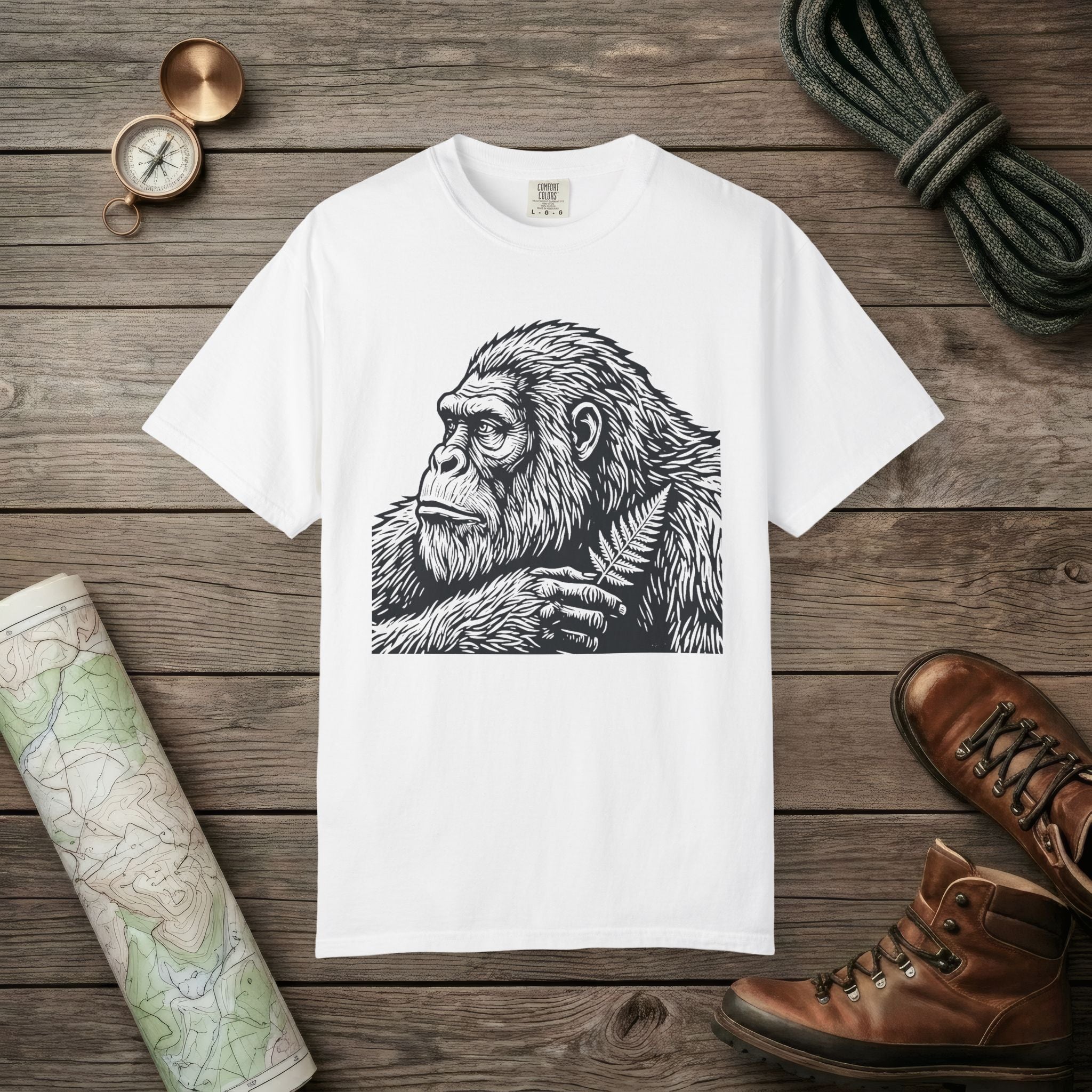 Bigfoot Thinking T-Shirt