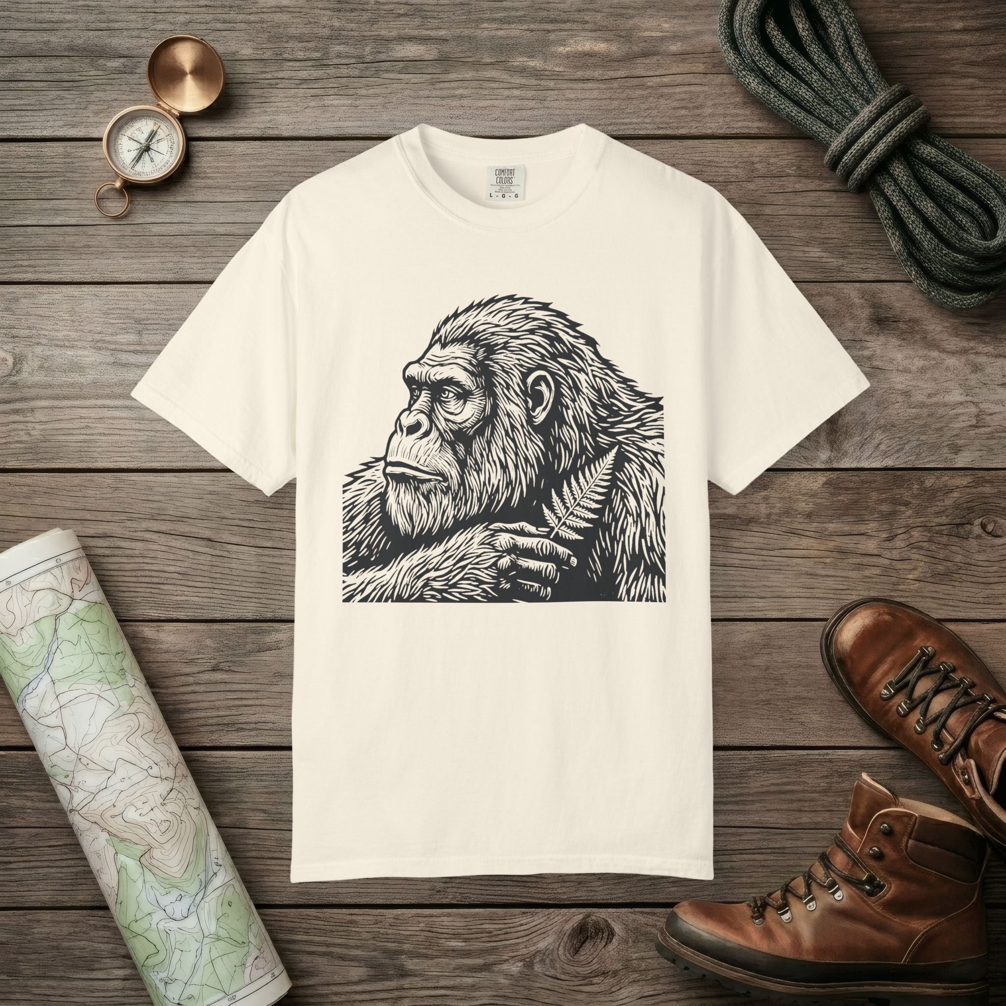 Bigfoot Thinking T-Shirt
