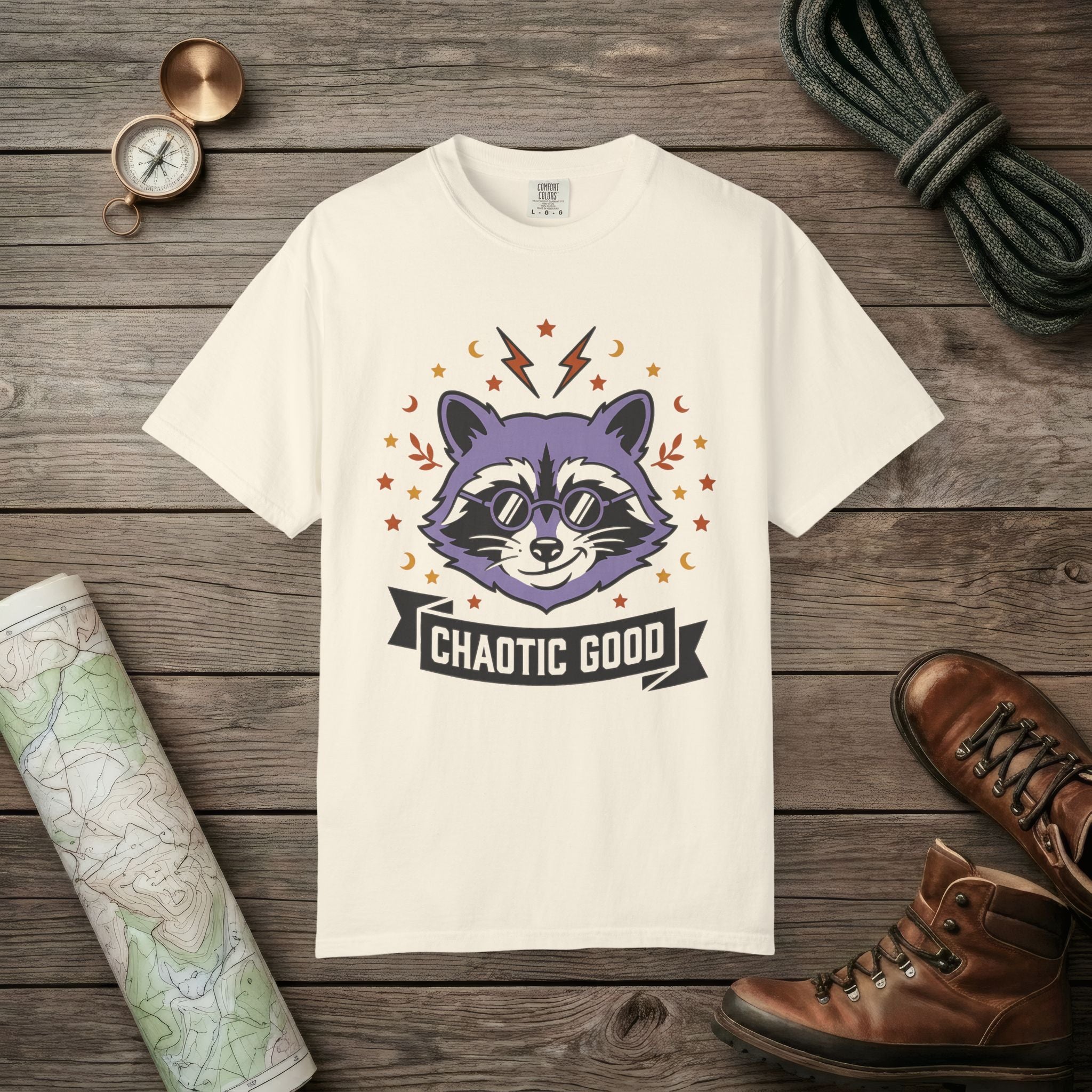 Chaotic Good Raccoon T-Shirt