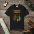 Bigfoot And Alien Campfire T-Shirt