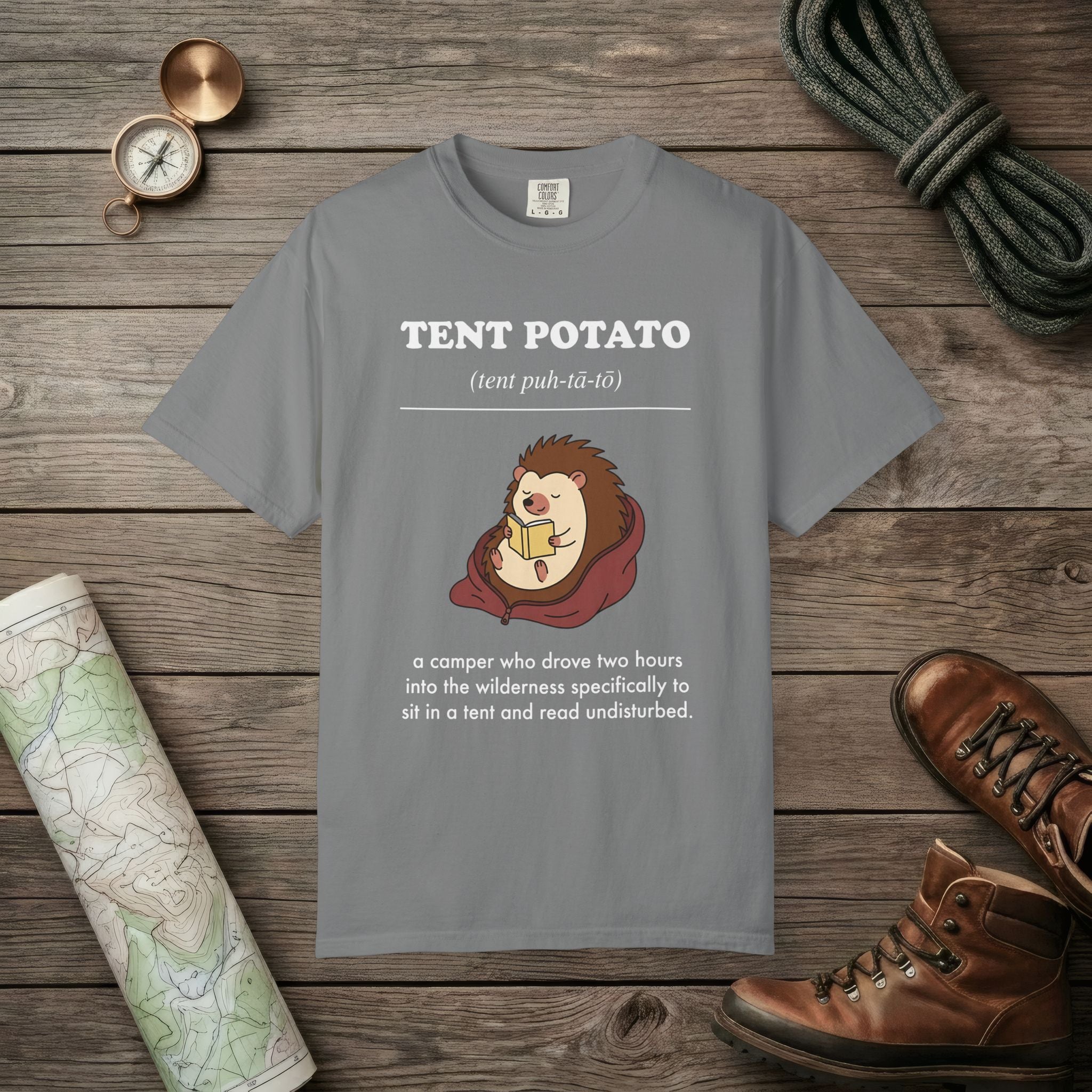 Tent Potato Definition T-Shirt
