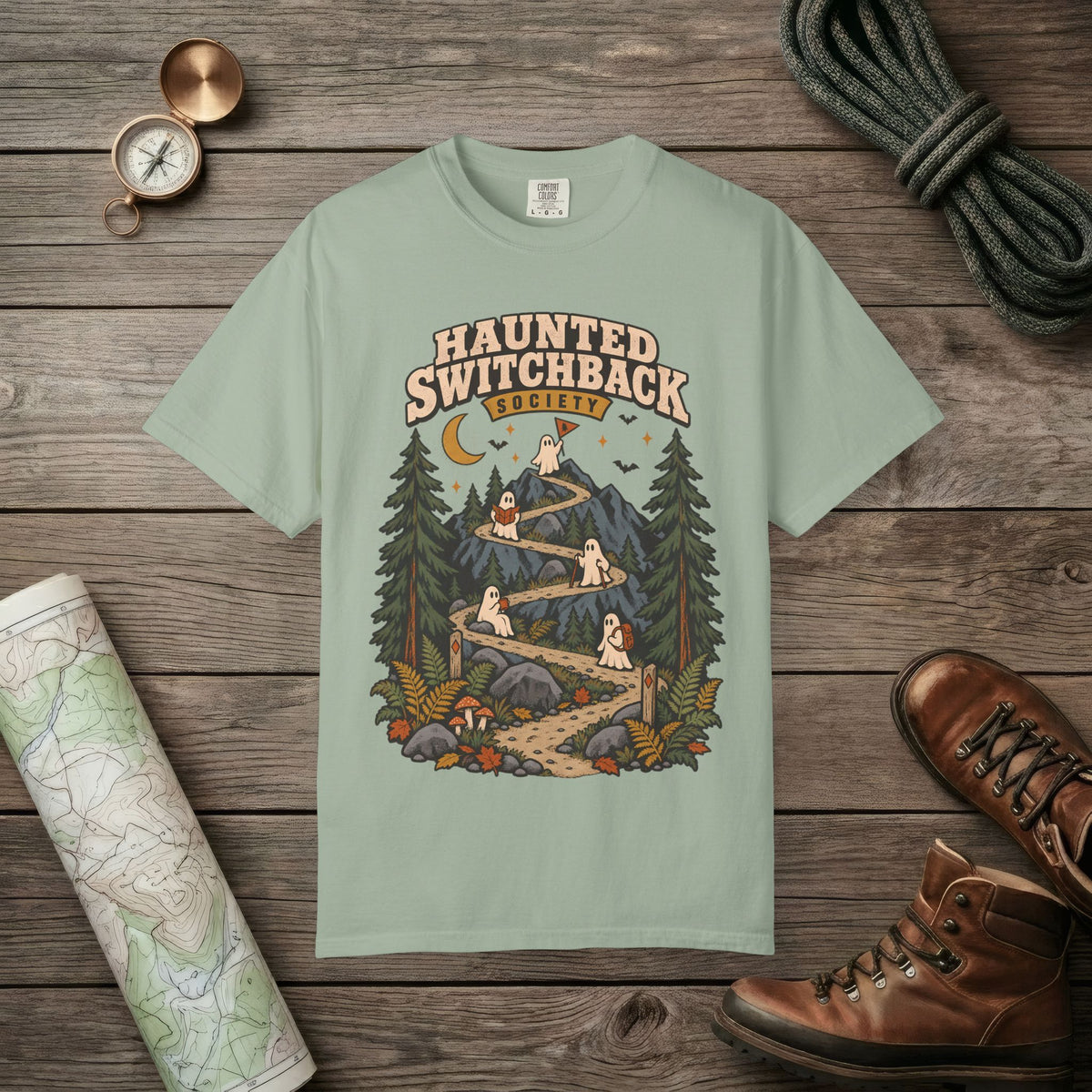 Haunted Switchback Society Unisex T-Shirt