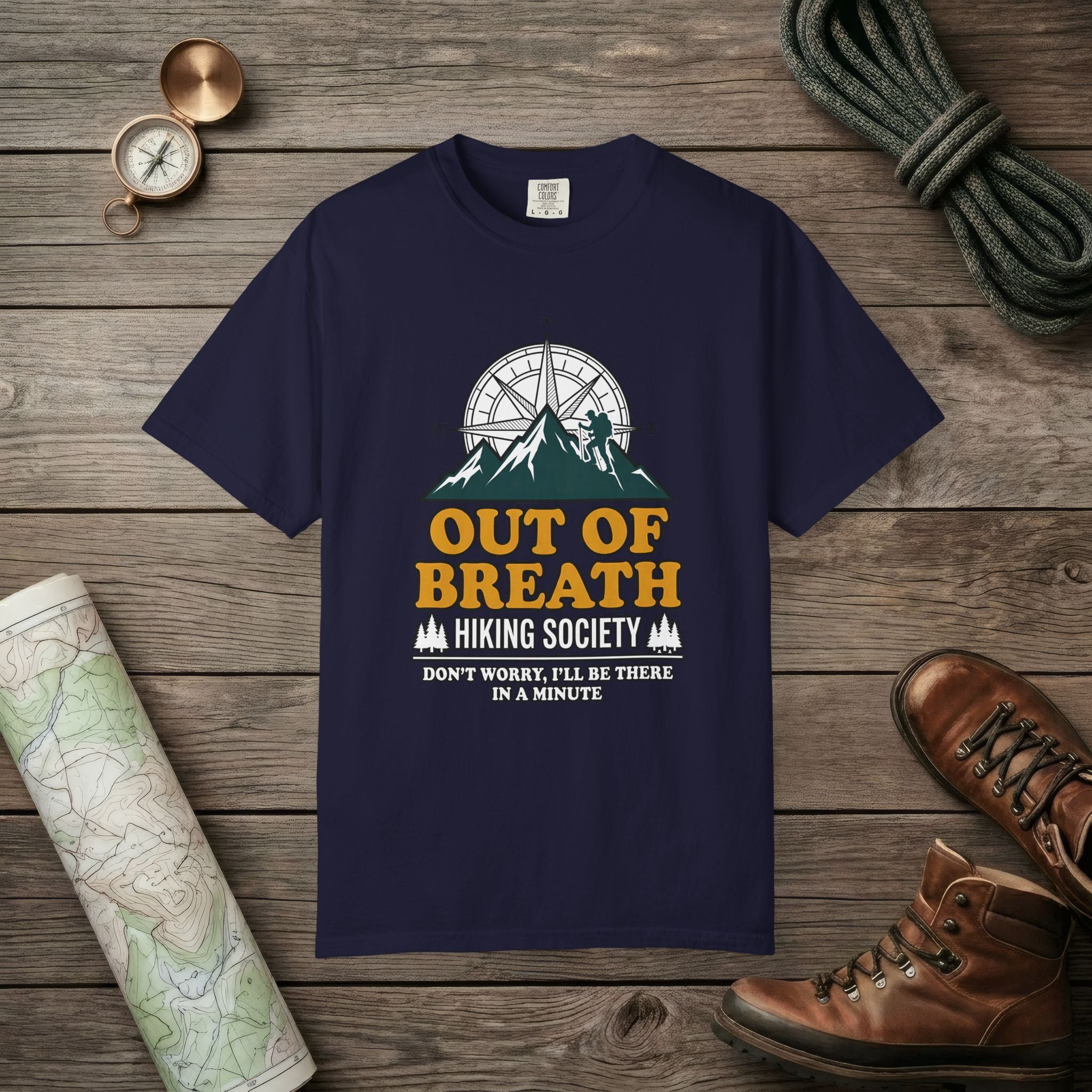 Out Of Breath Hiking Society T-Shirt