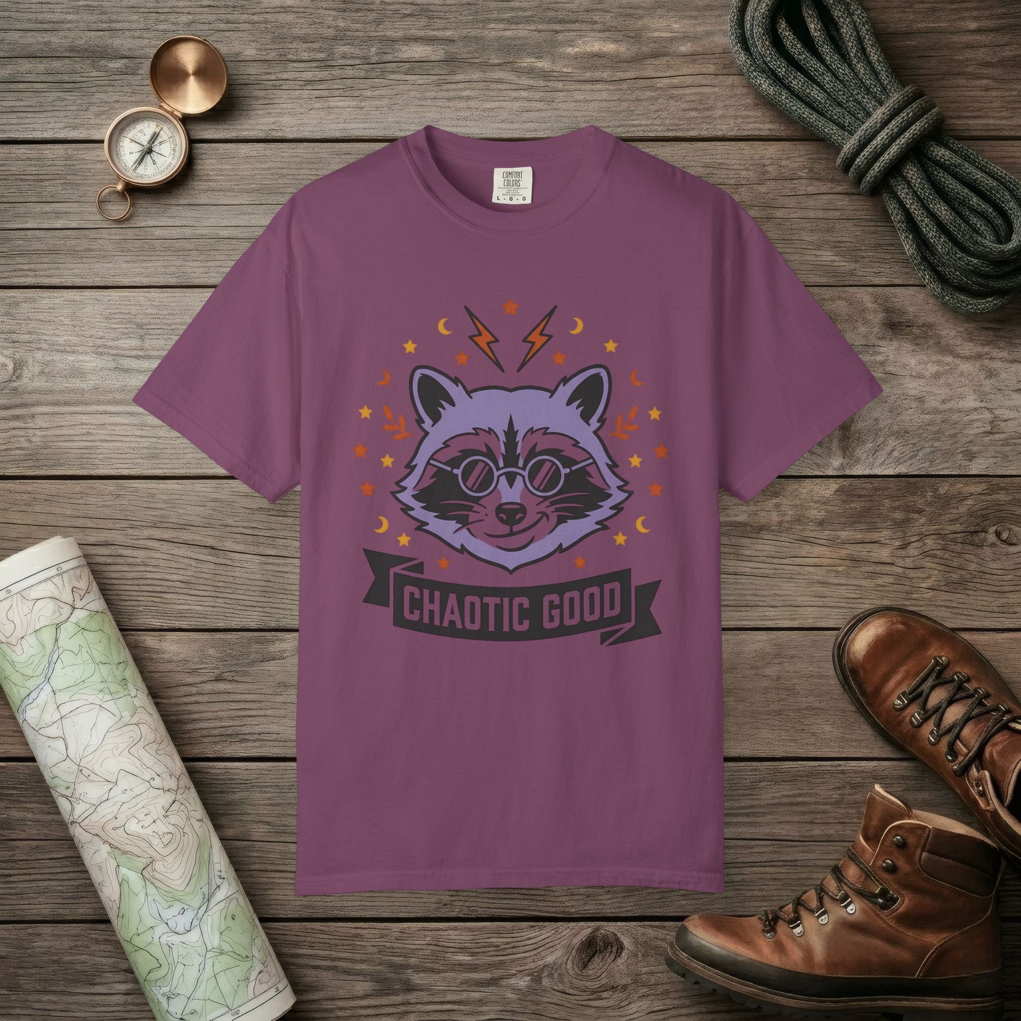 Chaotic Good Raccoon T-Shirt