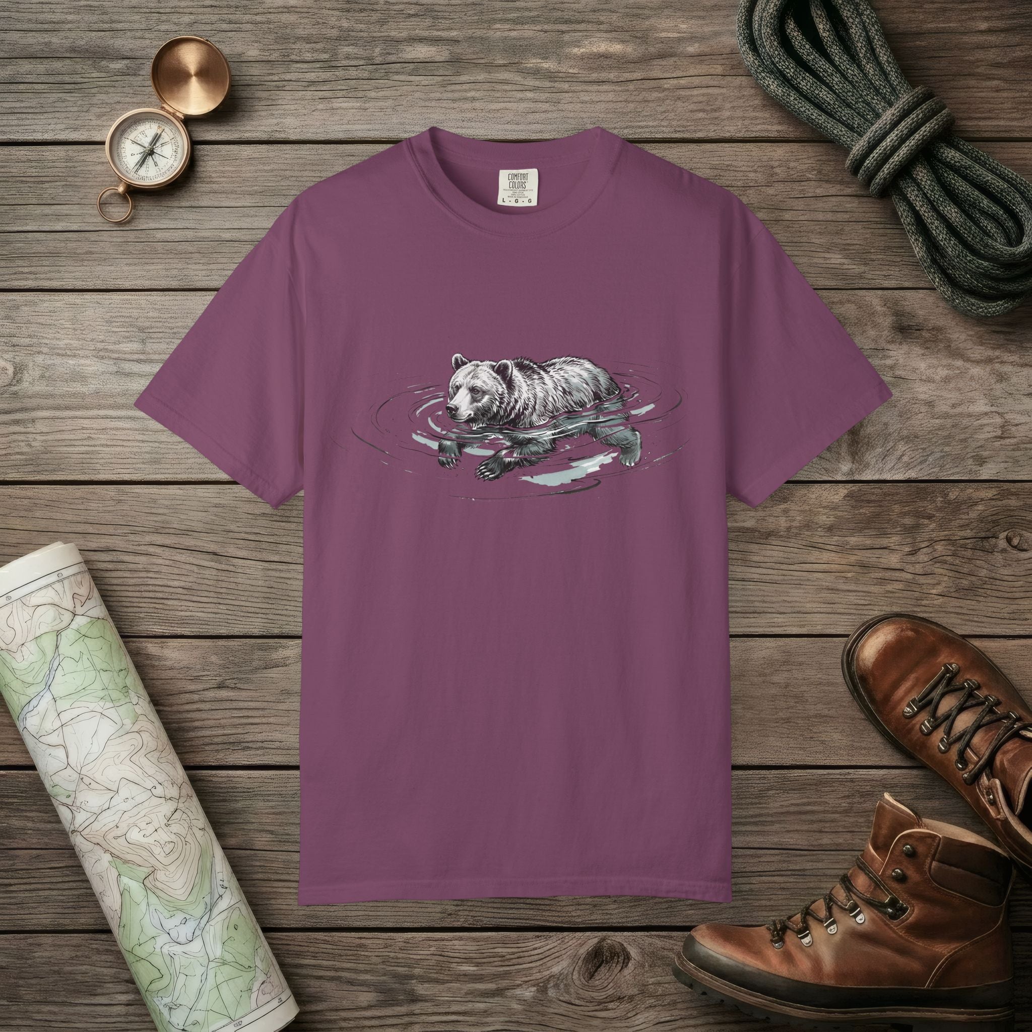 Bear Swimming T-Shirt