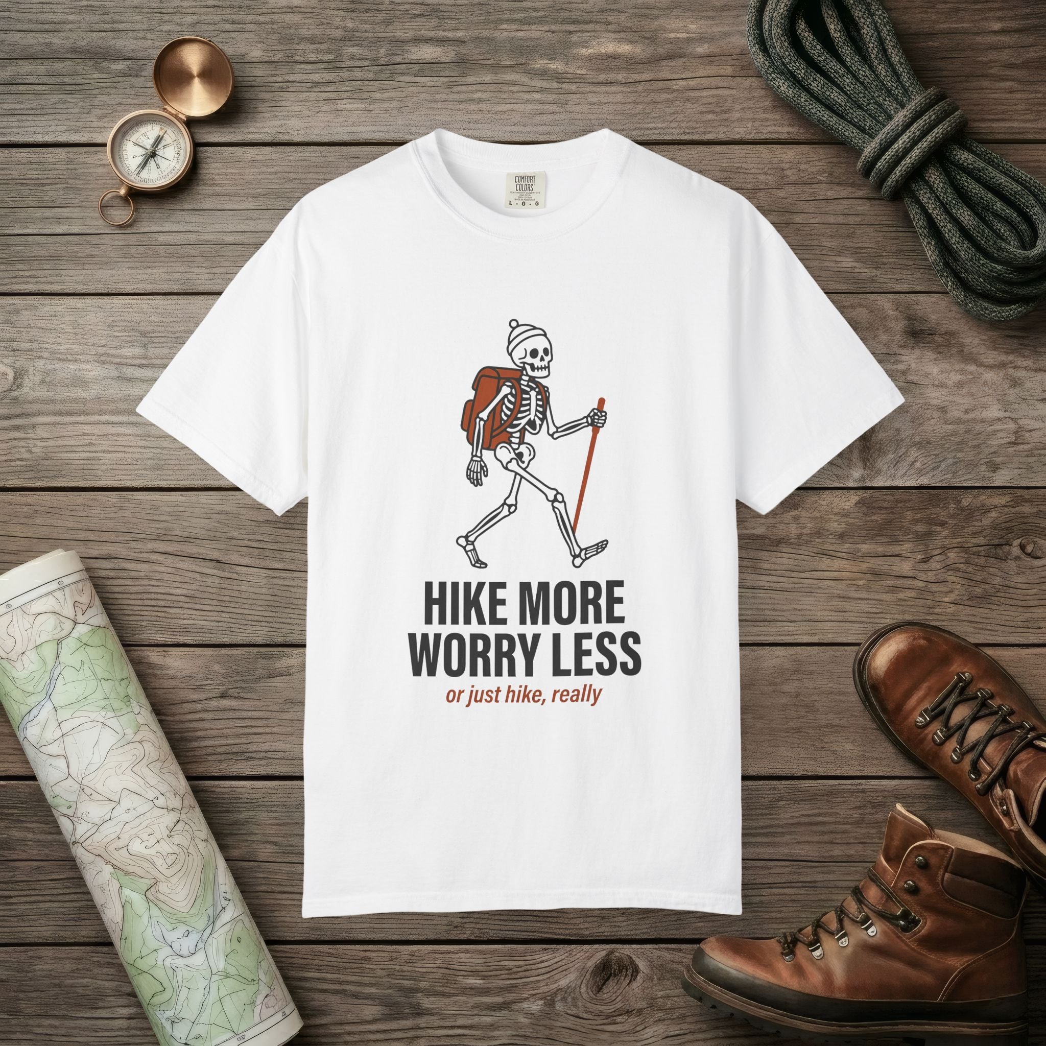 Skeleton Hiking T-Shirt