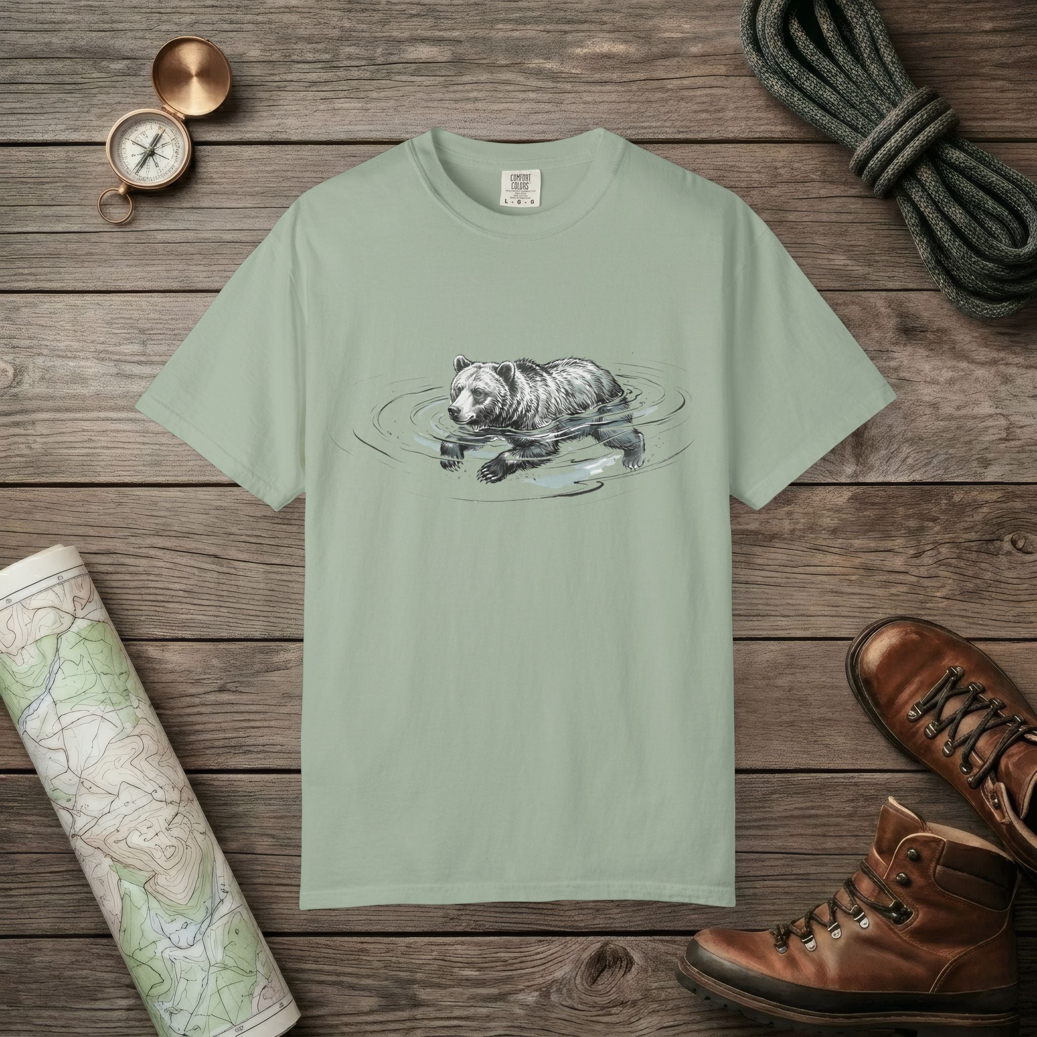 Bear Swimming T-Shirt