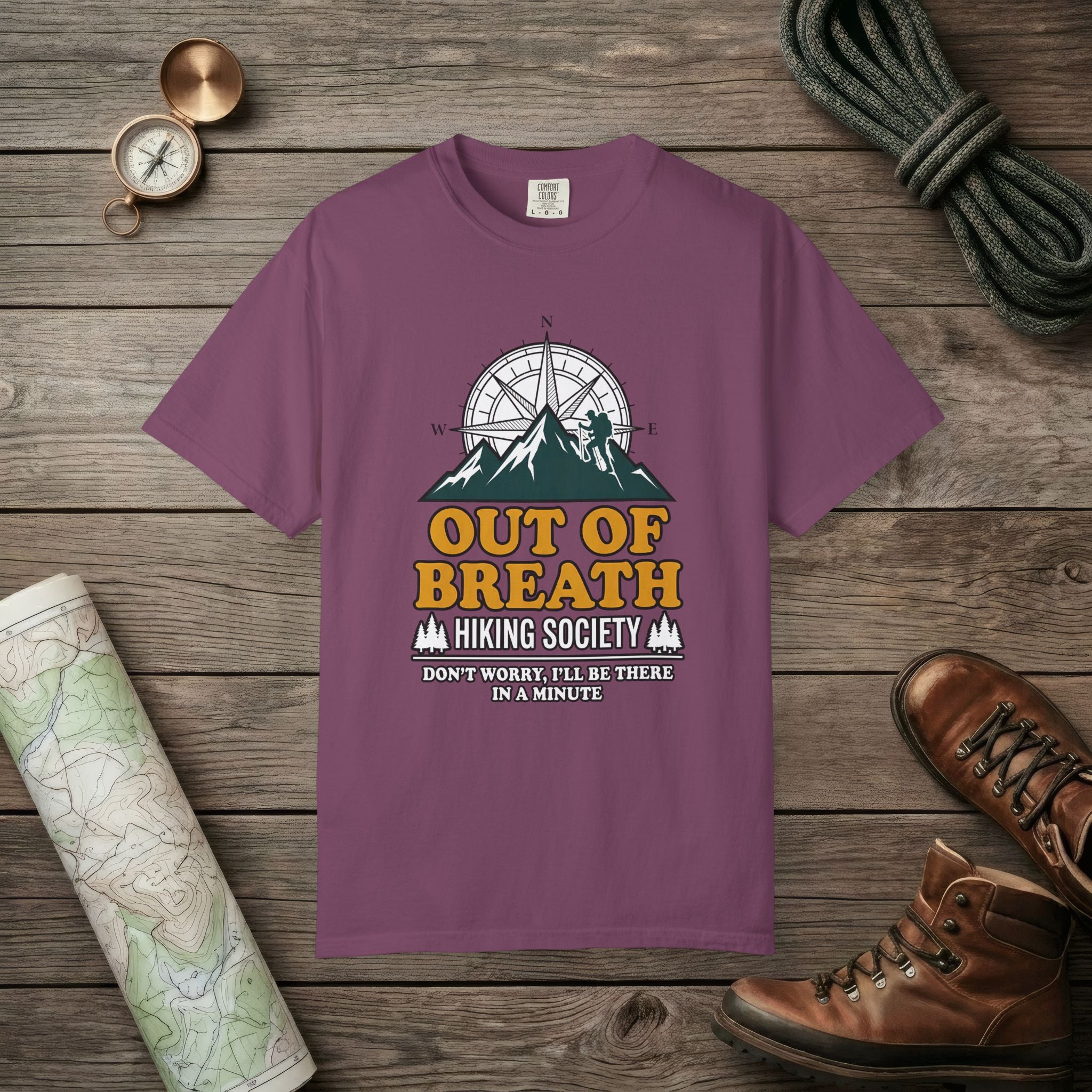Out Of Breath Hiking Society T-Shirt