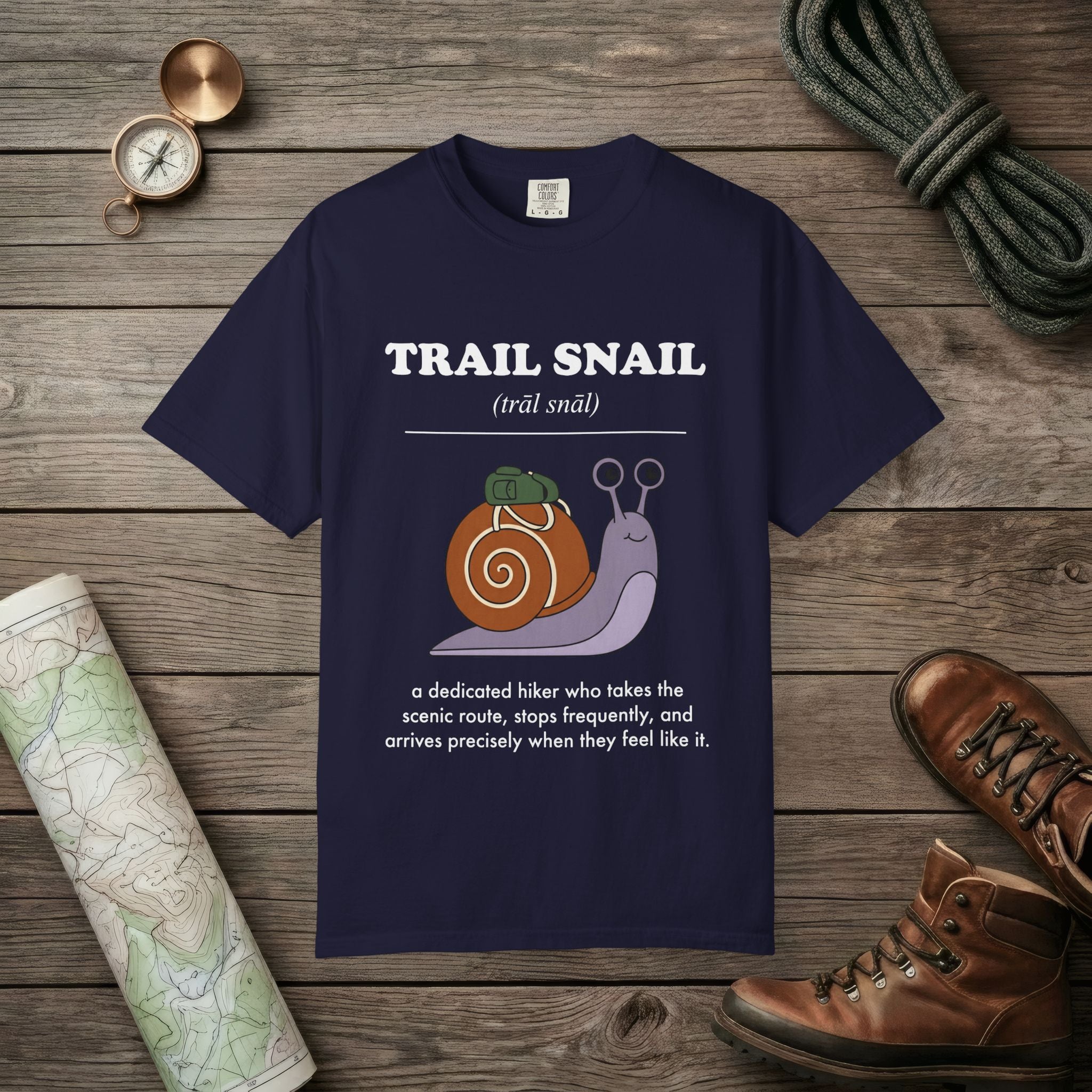 Trail Snail Definition T-Shirt