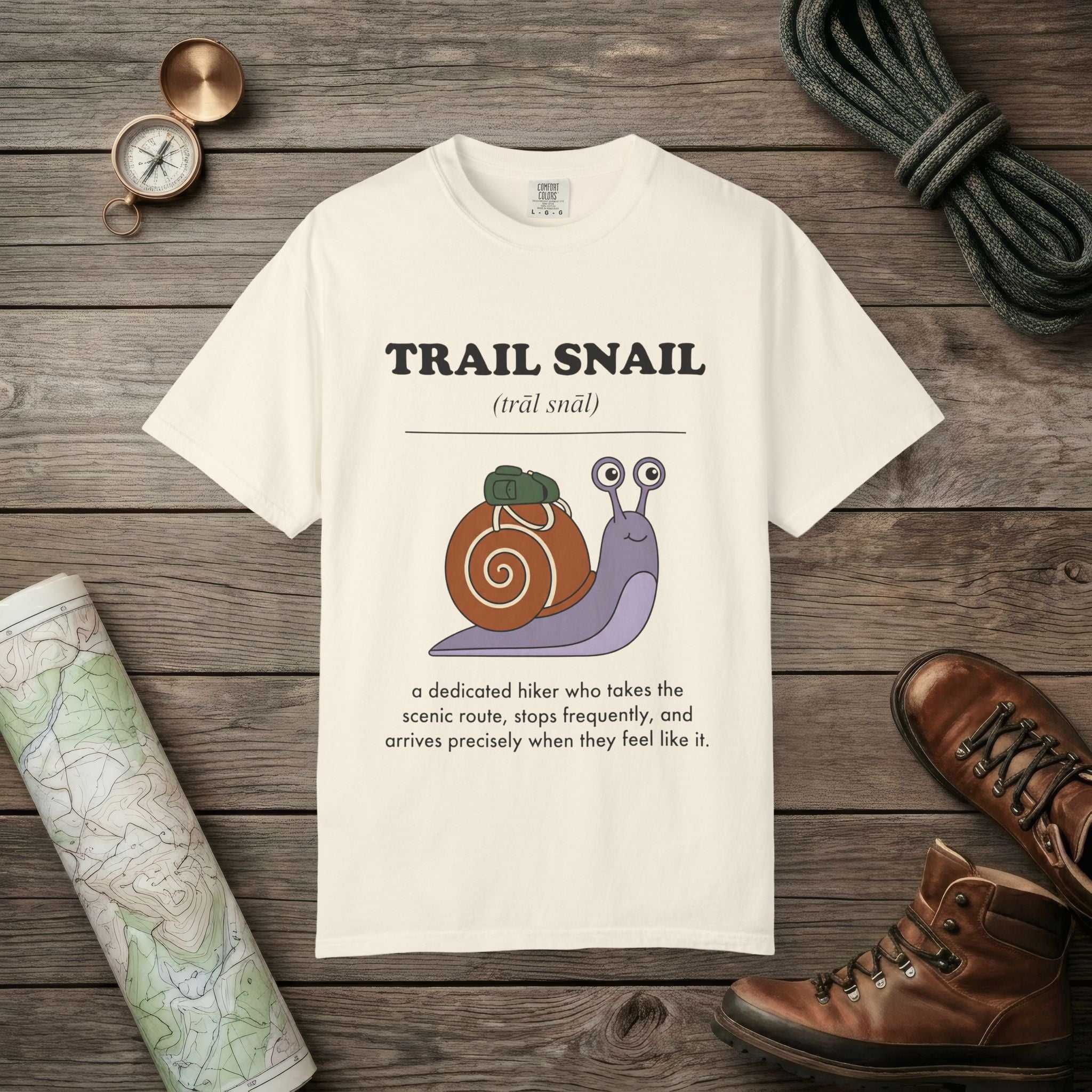 Trail Snail Definition T-Shirt