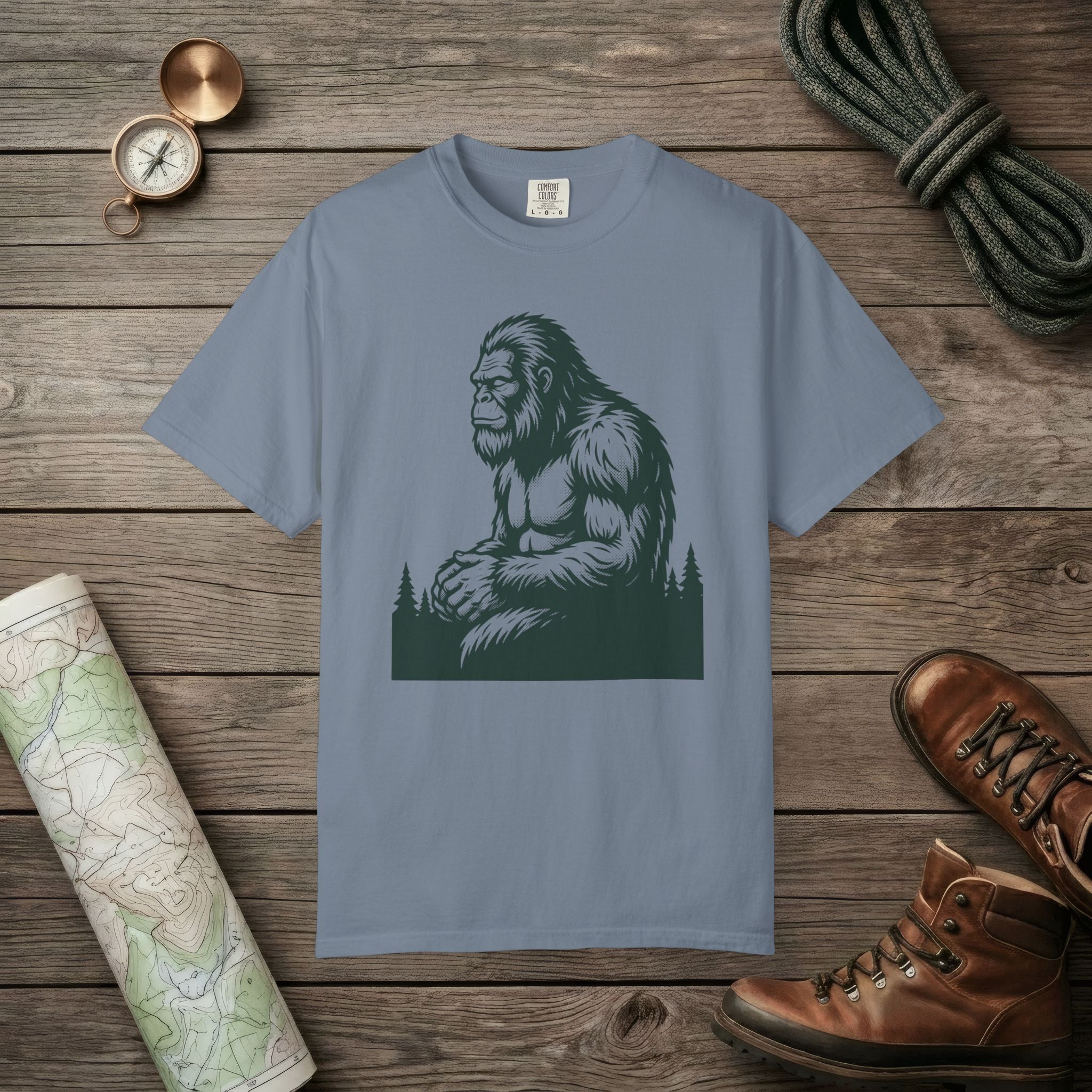 Meditating Bigfoot T-Shirt