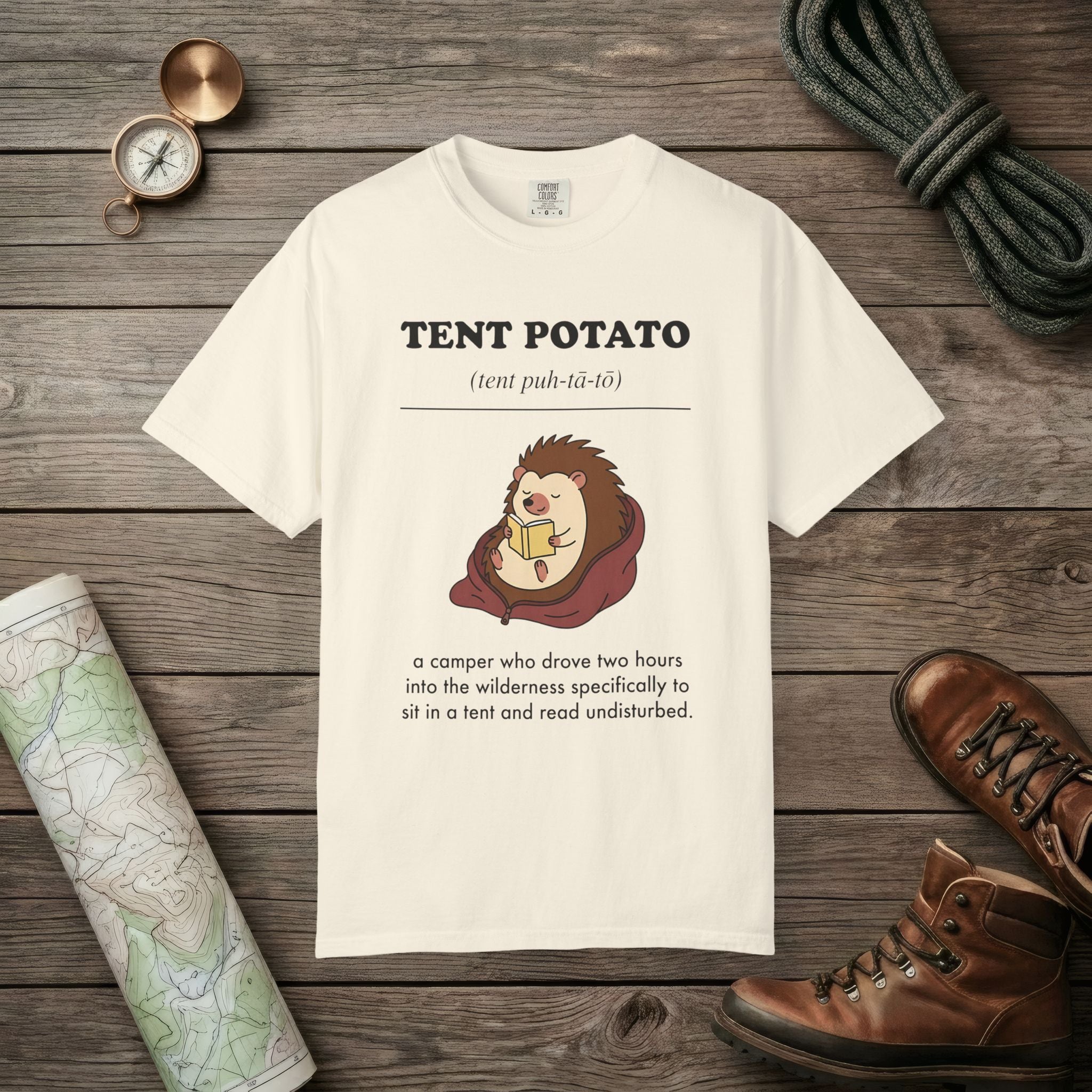 Tent Potato Definition T-Shirt