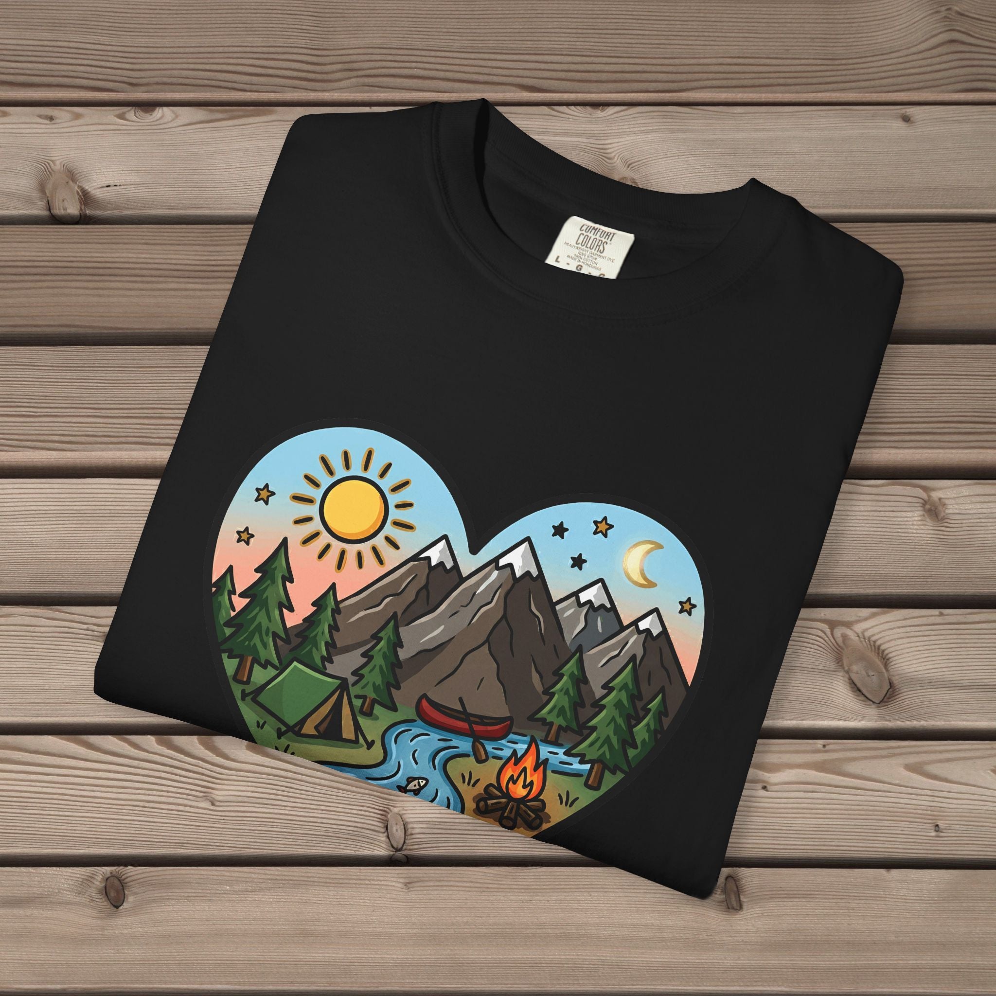 Mountains Hearts T-Shirt