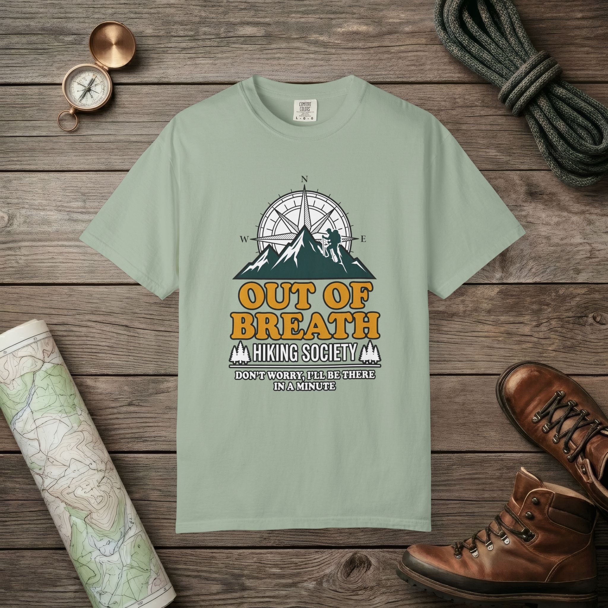 Out Of Breath Hiking Society T-Shirt