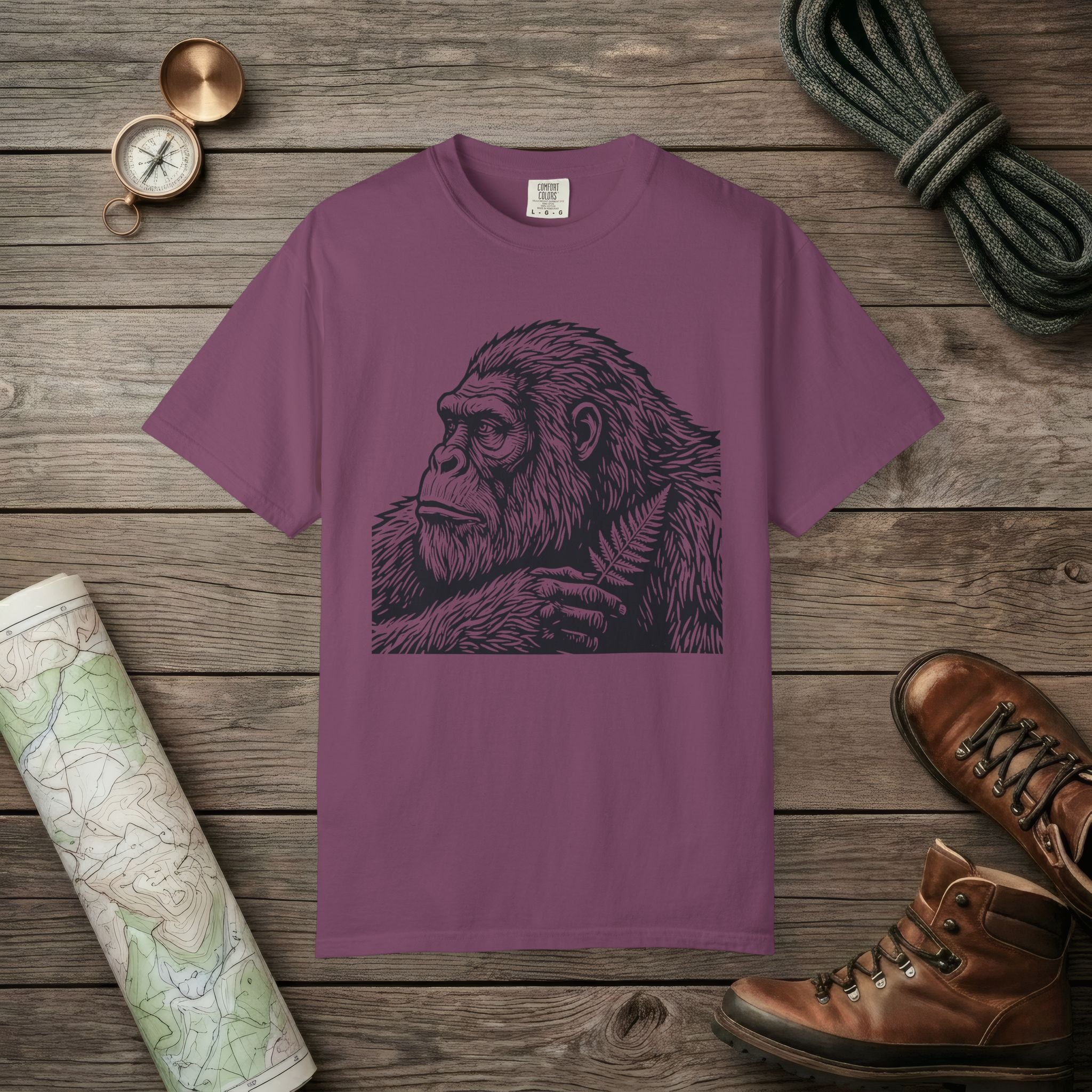 Bigfoot Thinking T-Shirt