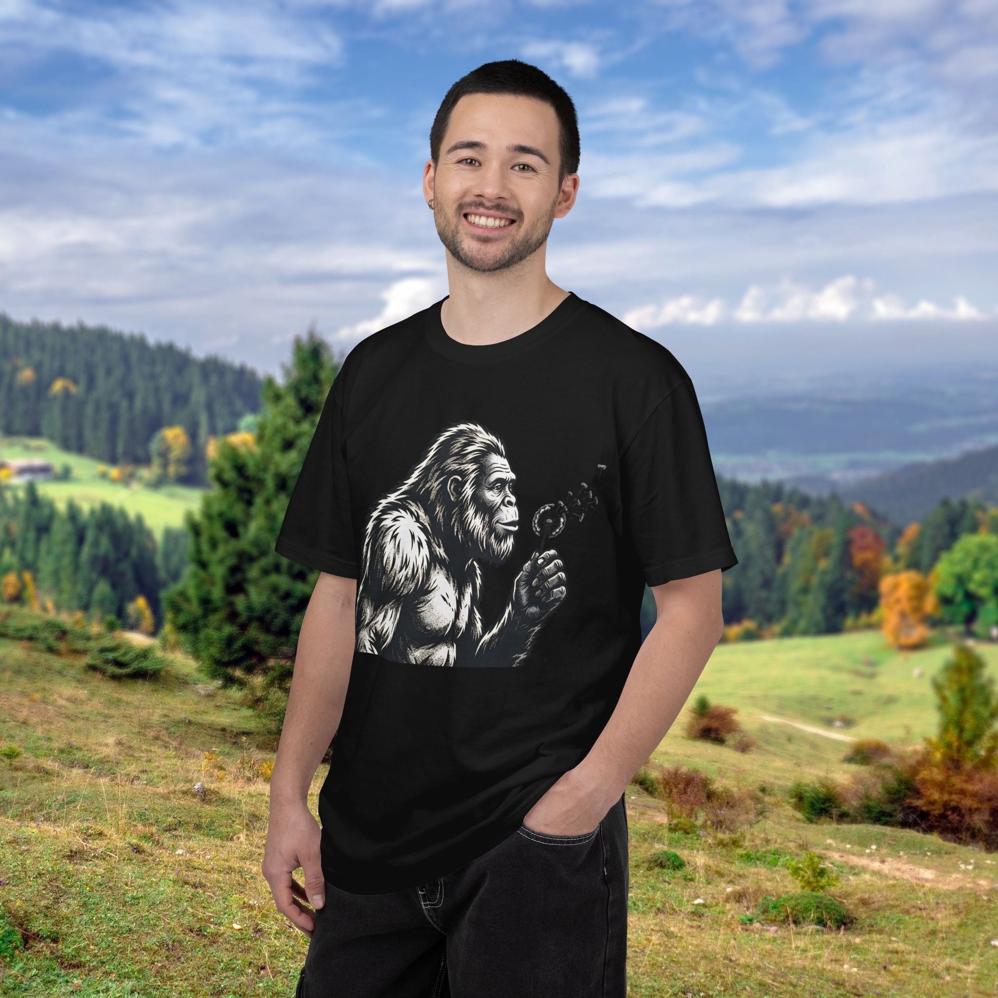 Bigfoot Blowing Wishes T-Shirt
