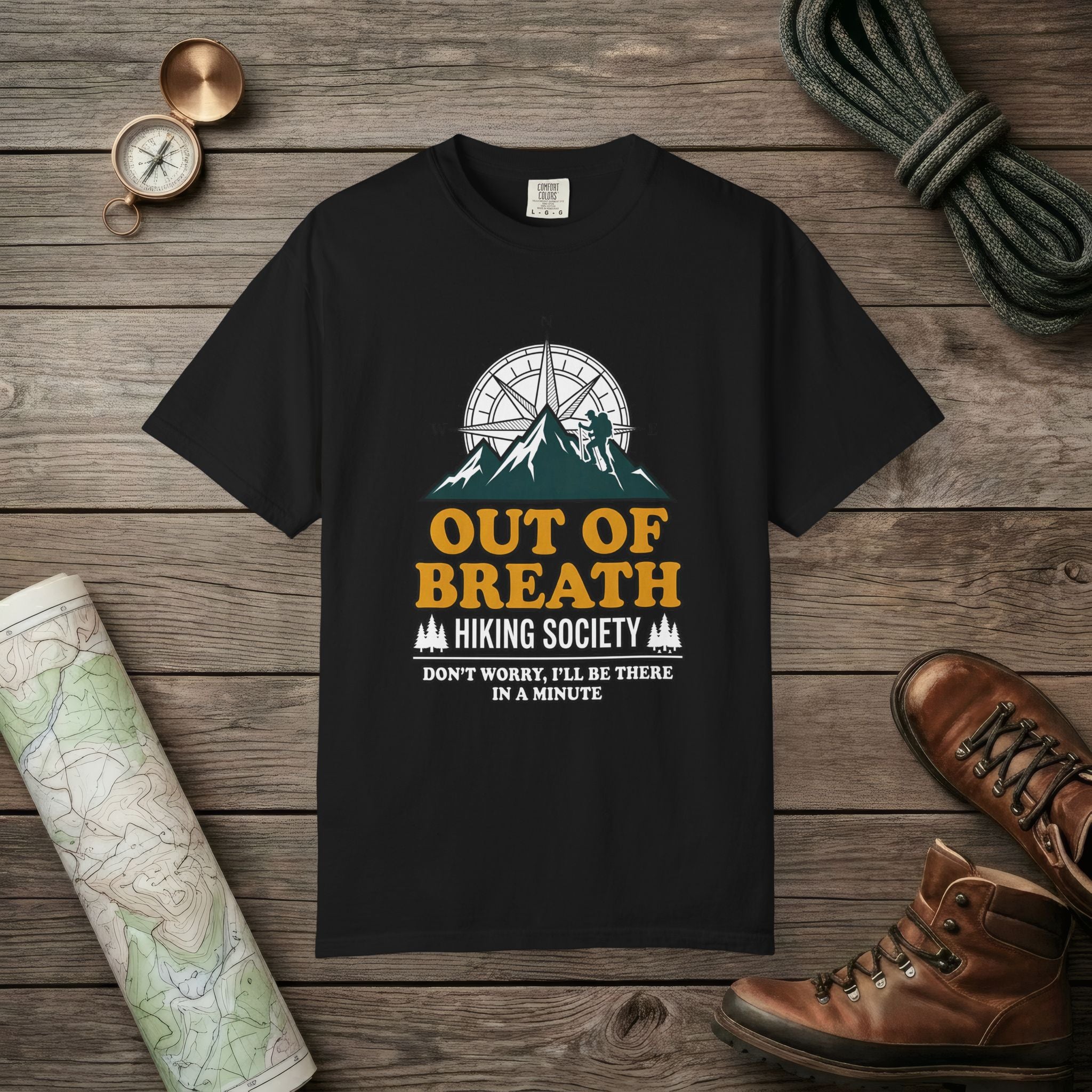 Out Of Breath Hiking Society T-Shirt