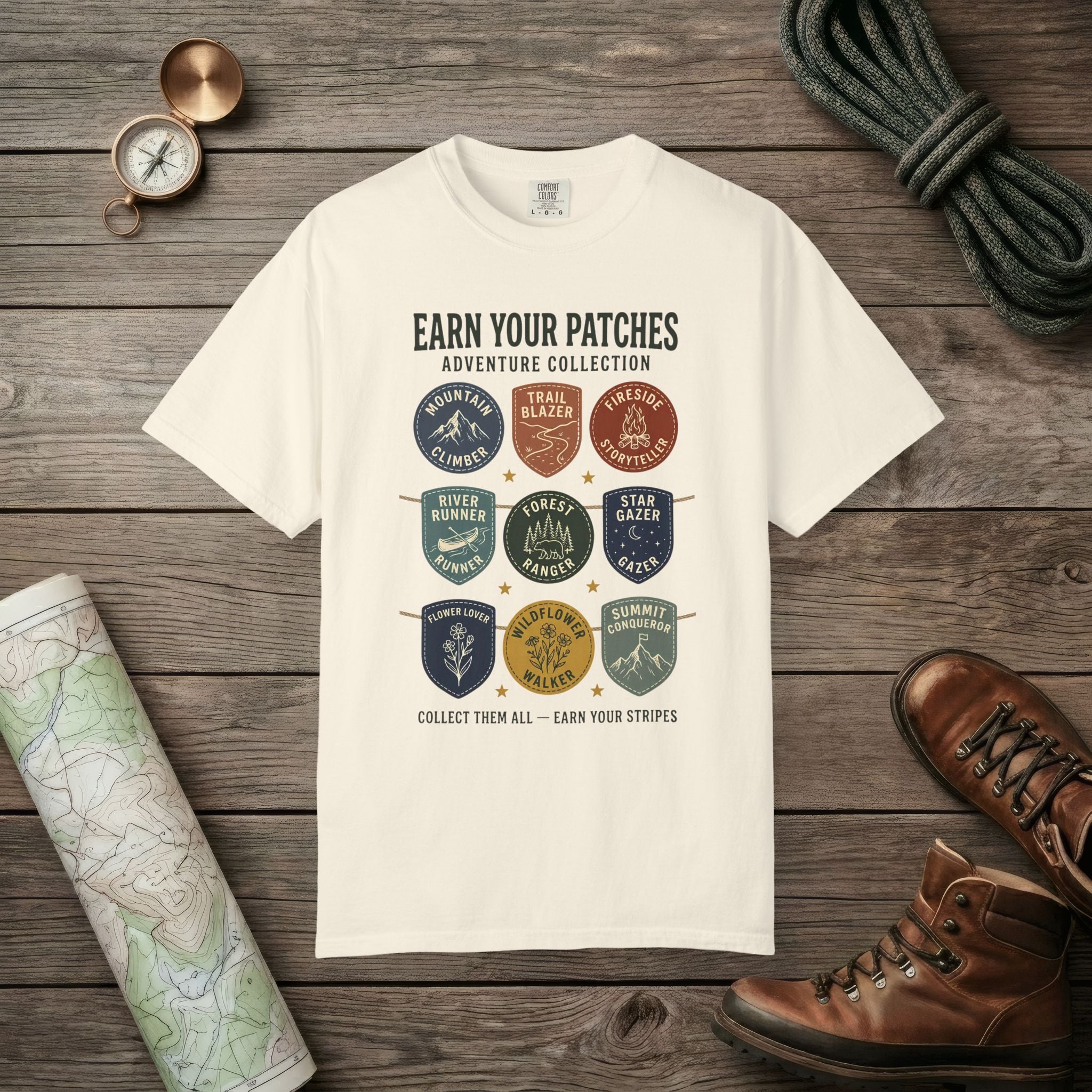 Vintage Trail Patches T-Shirt