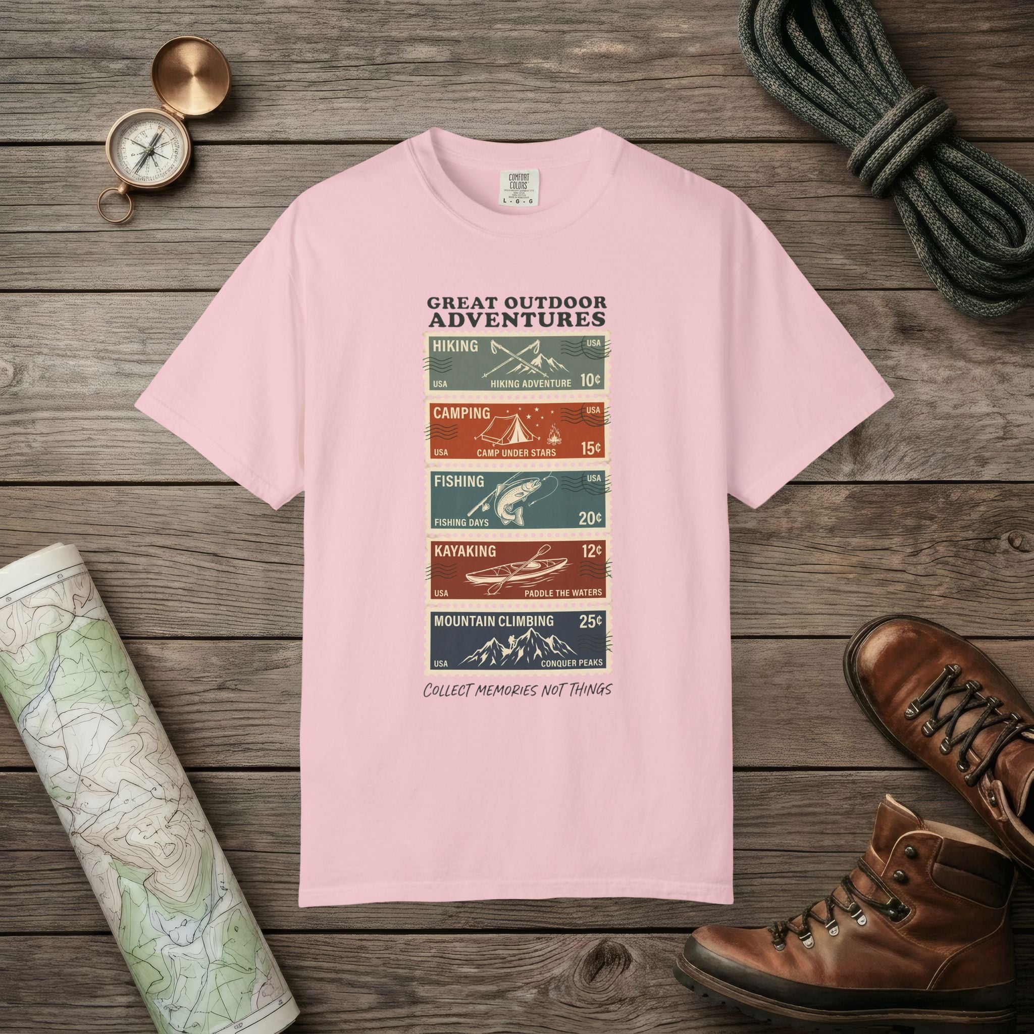 Adventure Stamps T-Shirt