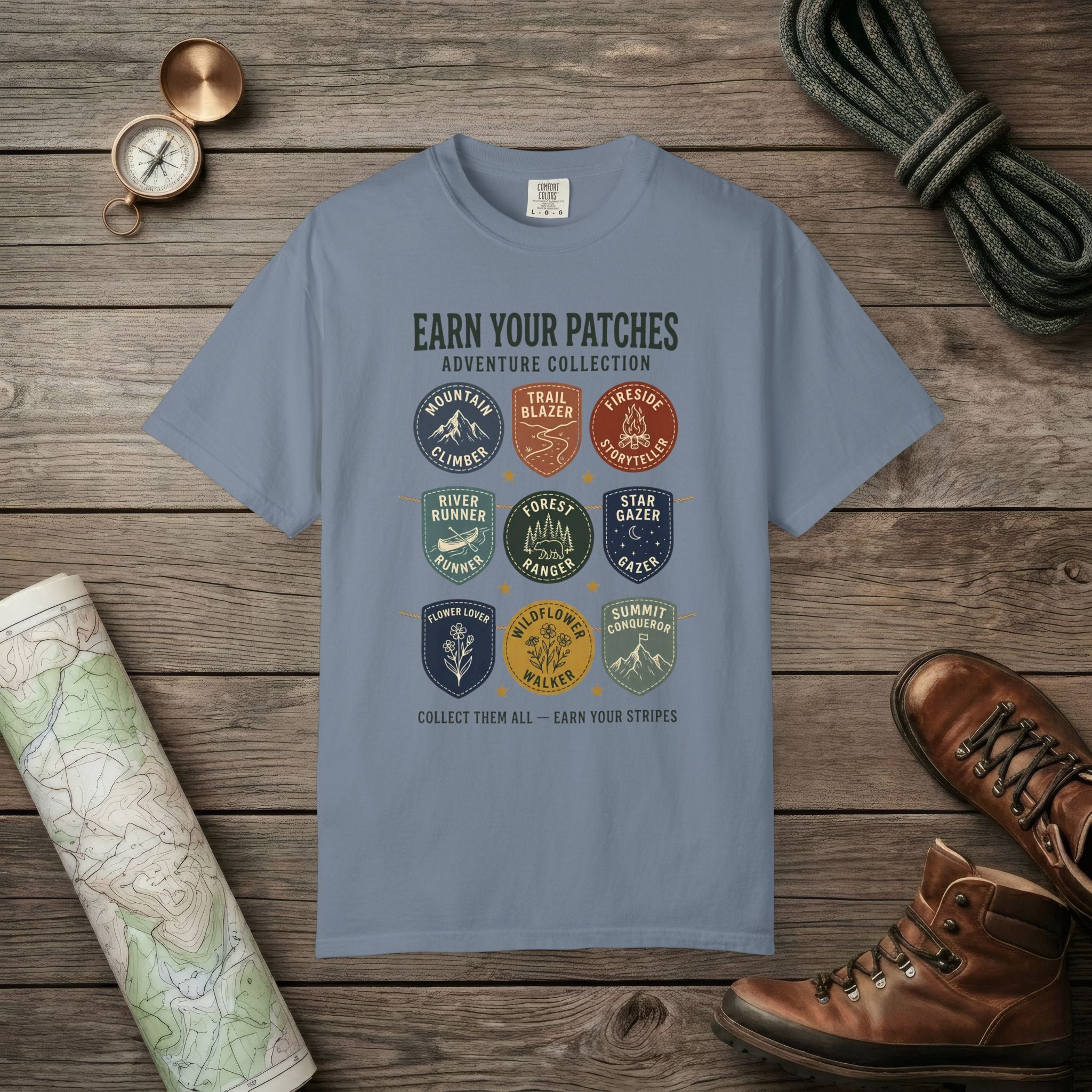 Vintage Trail Patches T-Shirt