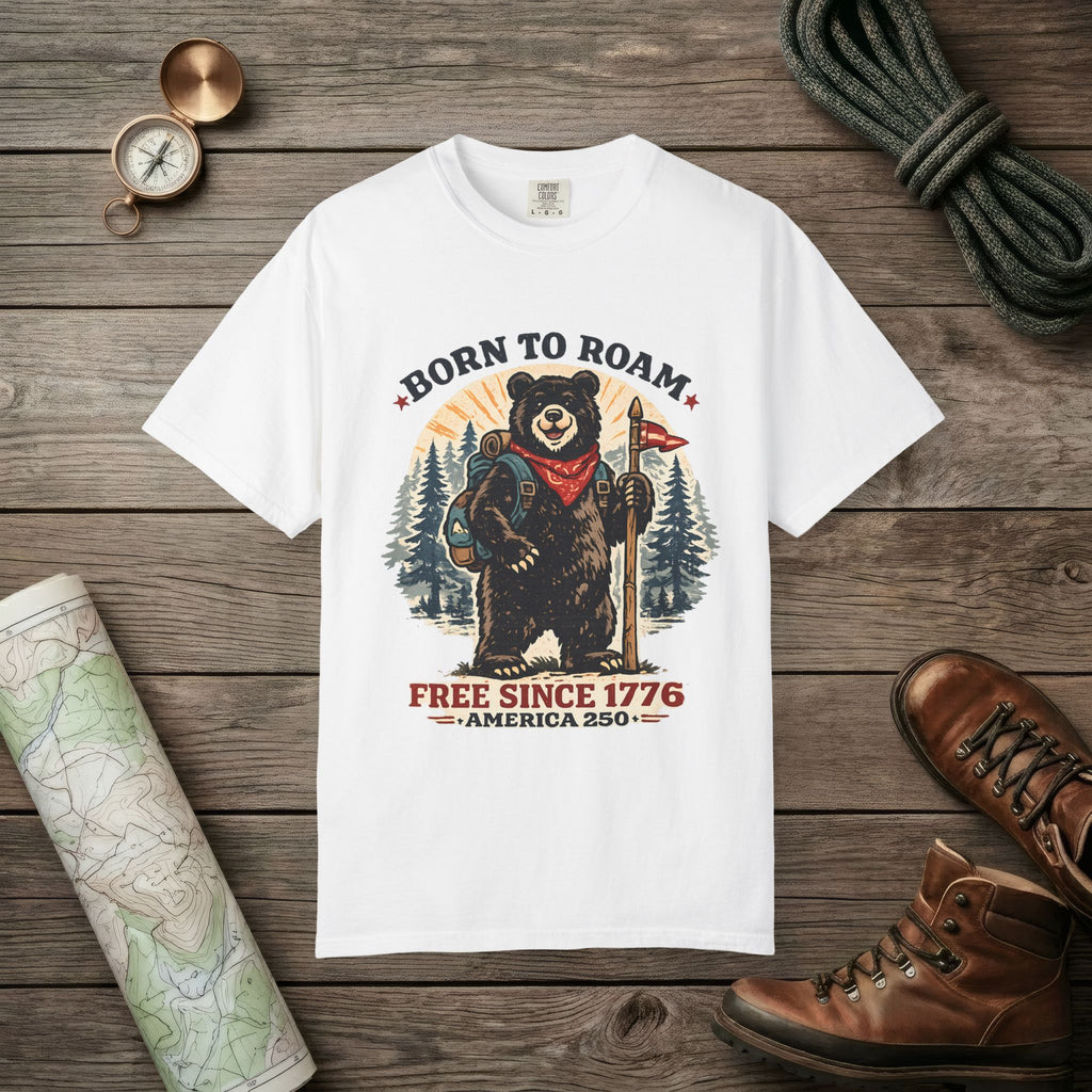 Born To Roam Bear T-Shirt