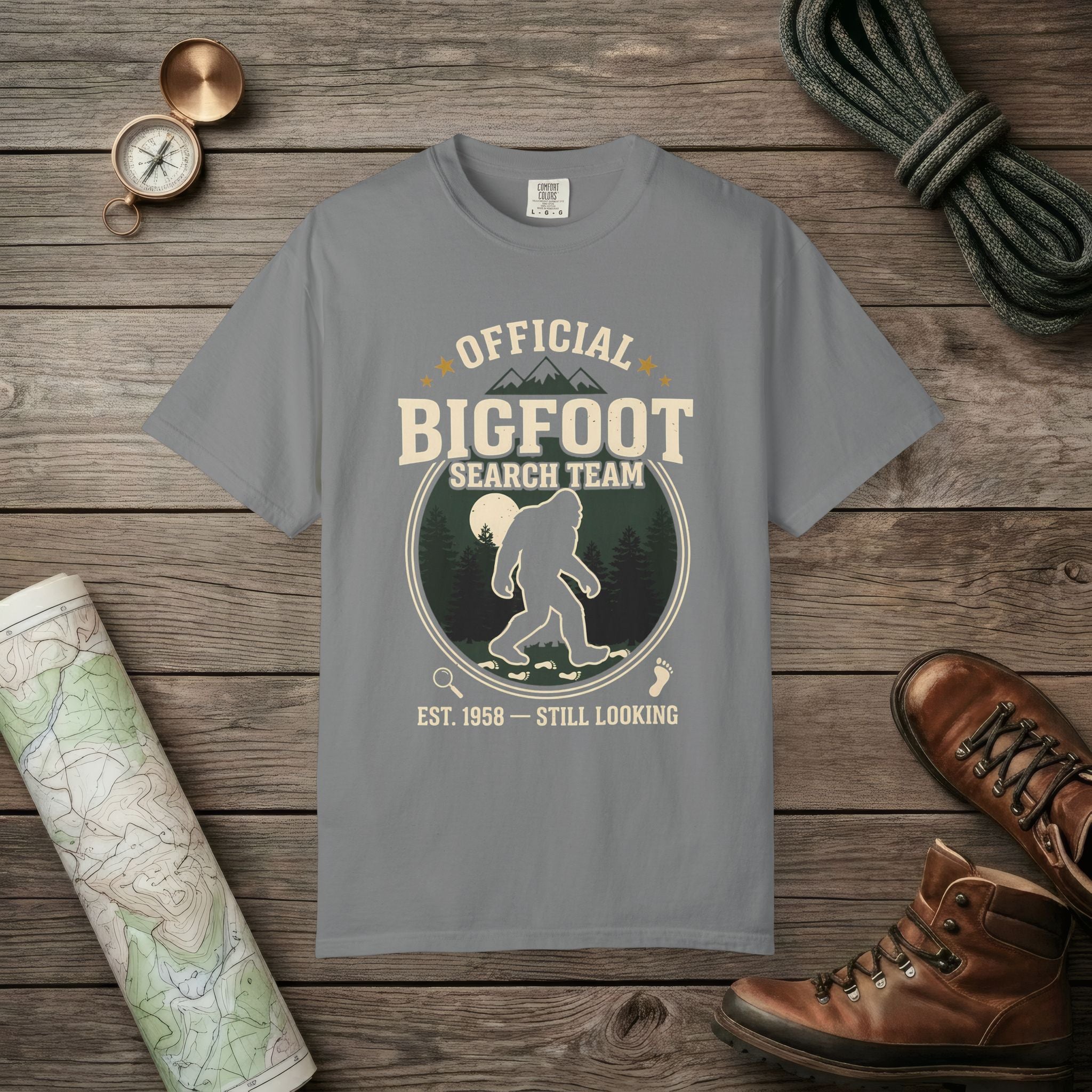 Official Bigfoot Search Team T-Shirt
