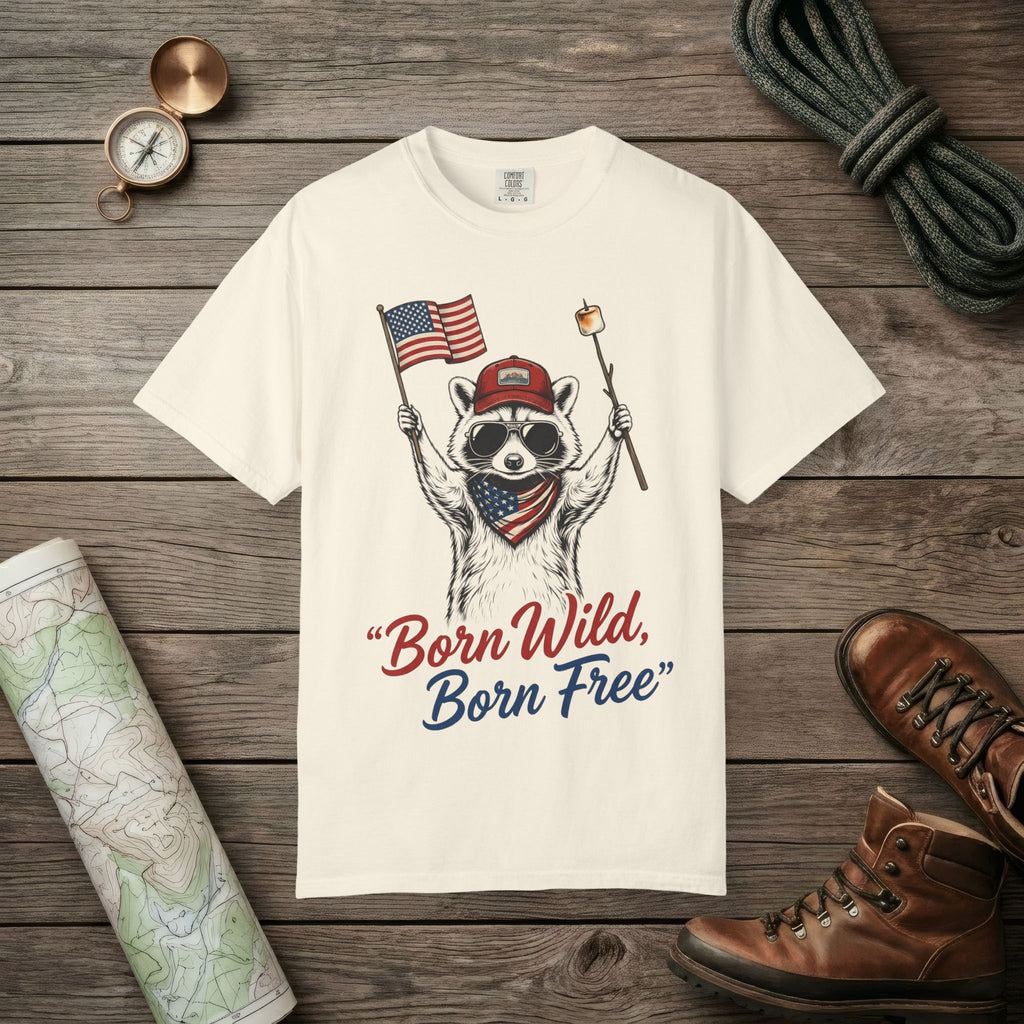 Born Wild Raccoon T-Shirt