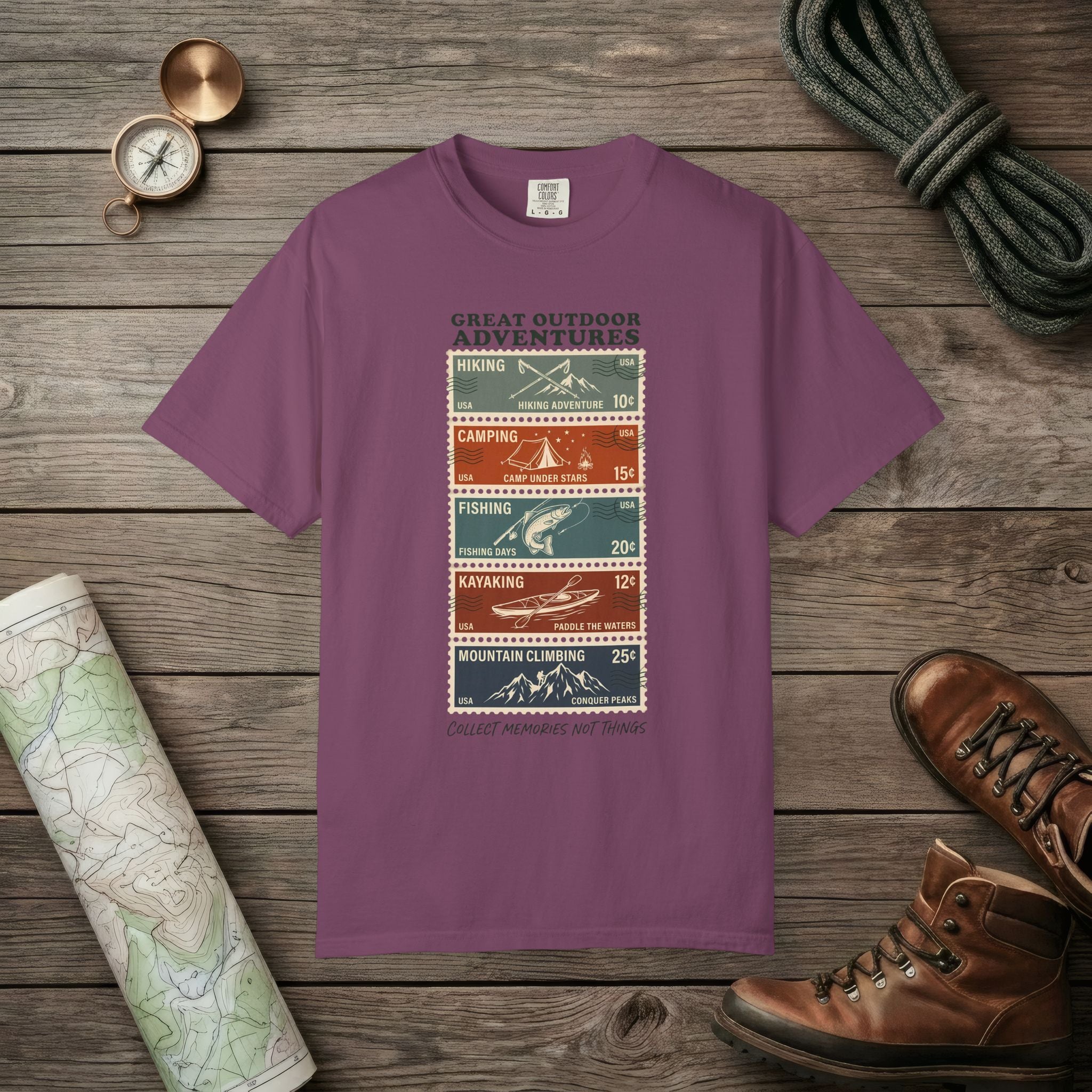 Adventure Stamps T-Shirt