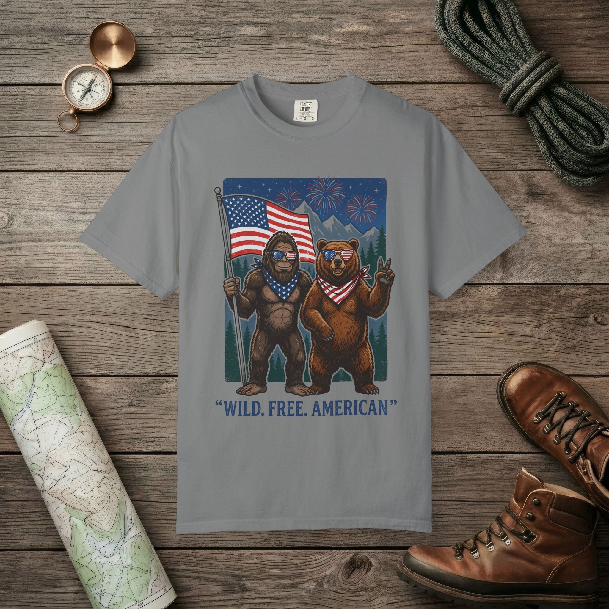 Wild Free American T-Shirt