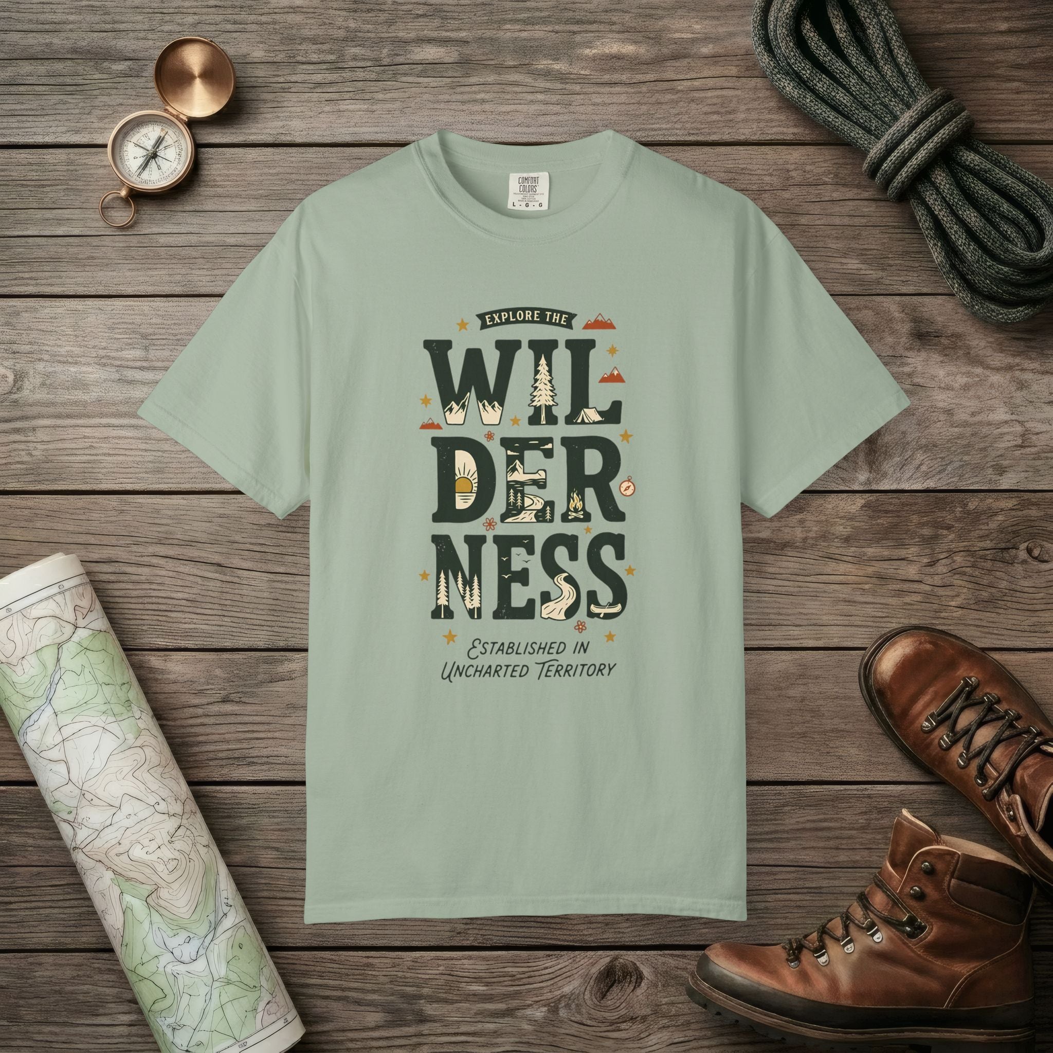 Explore The Wilderness Doodle T-Shirt