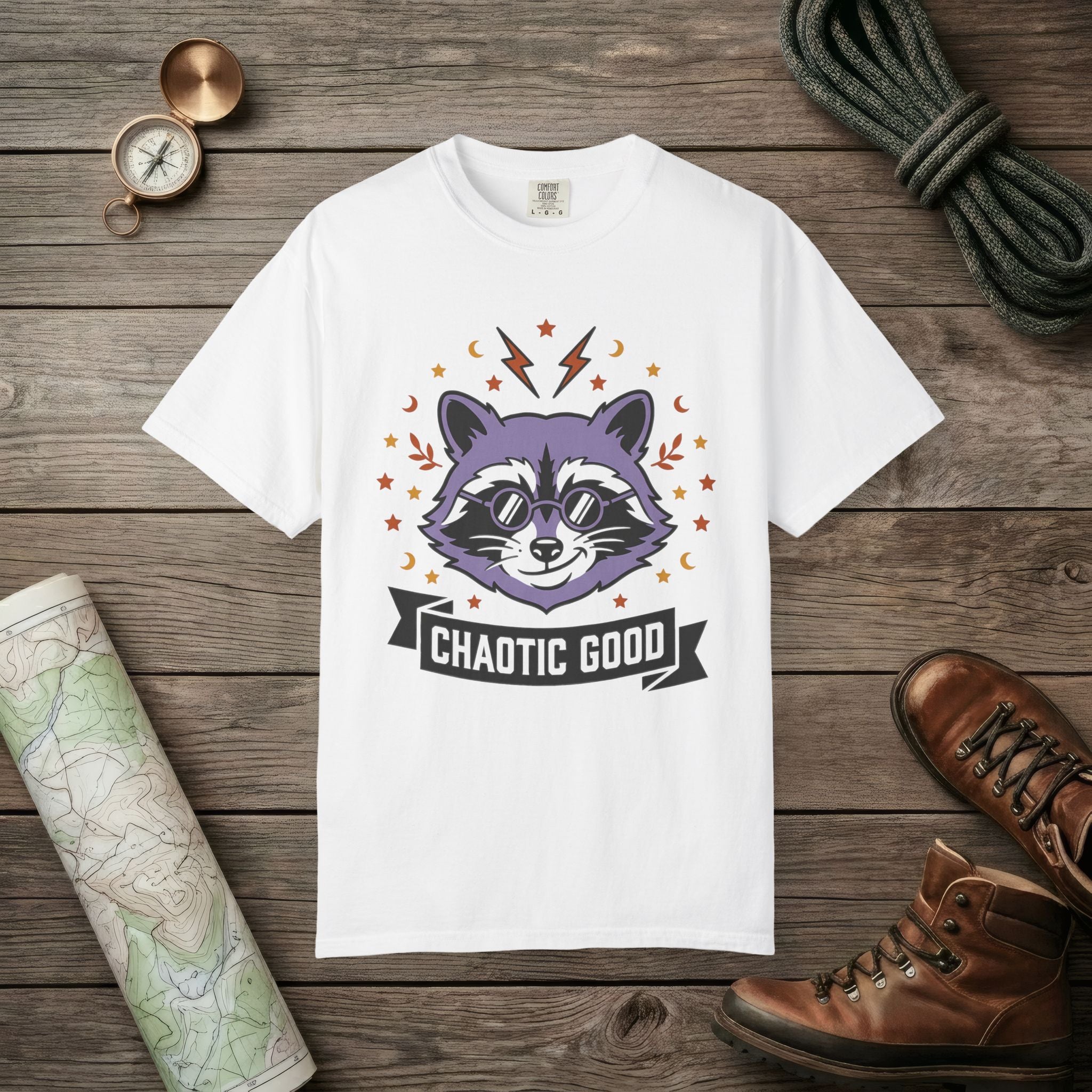 Chaotic Good Raccoon T-Shirt