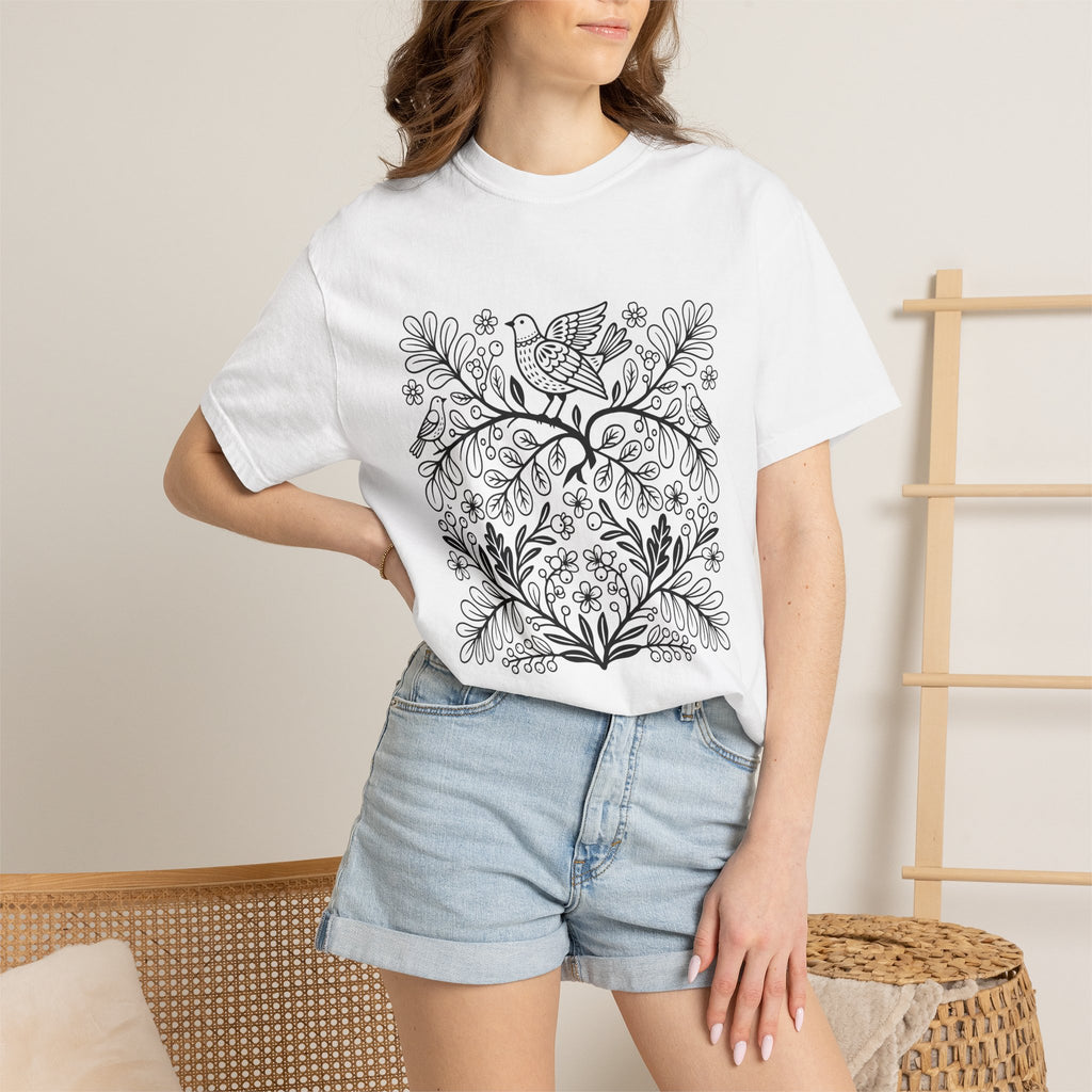 Birds & Flowers T-Shirt