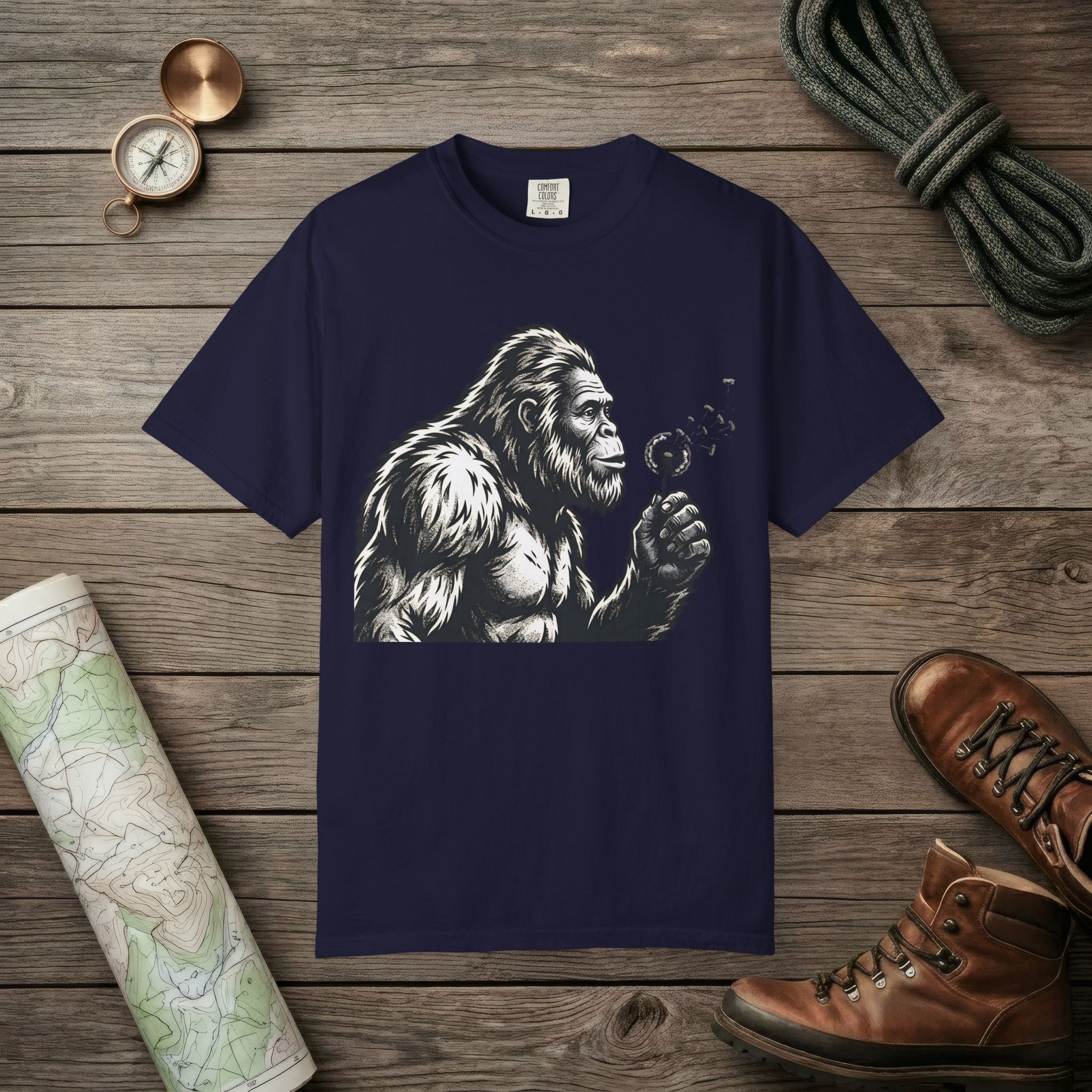 Bigfoot Blowing Wishes T-Shirt