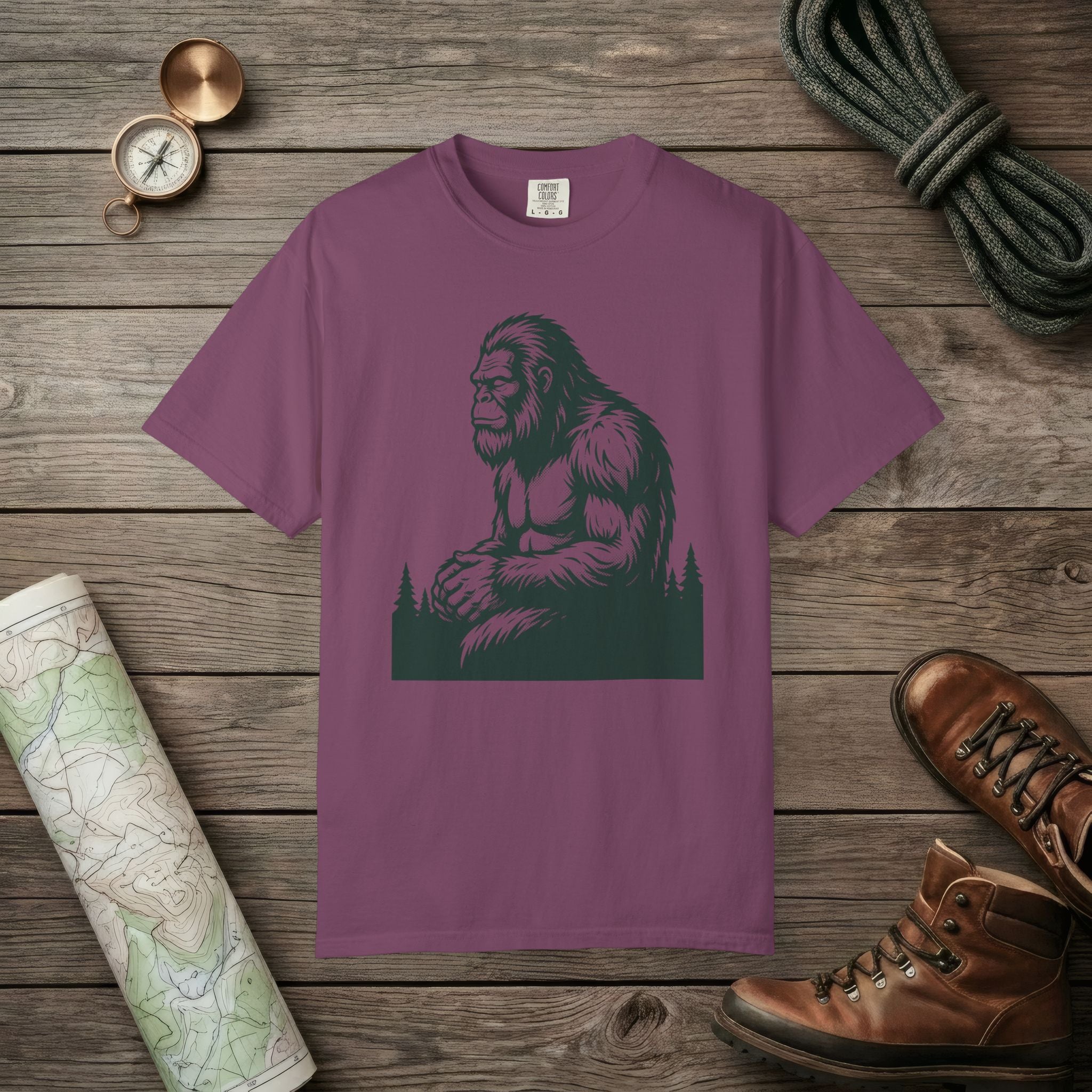 Meditating Bigfoot T-Shirt
