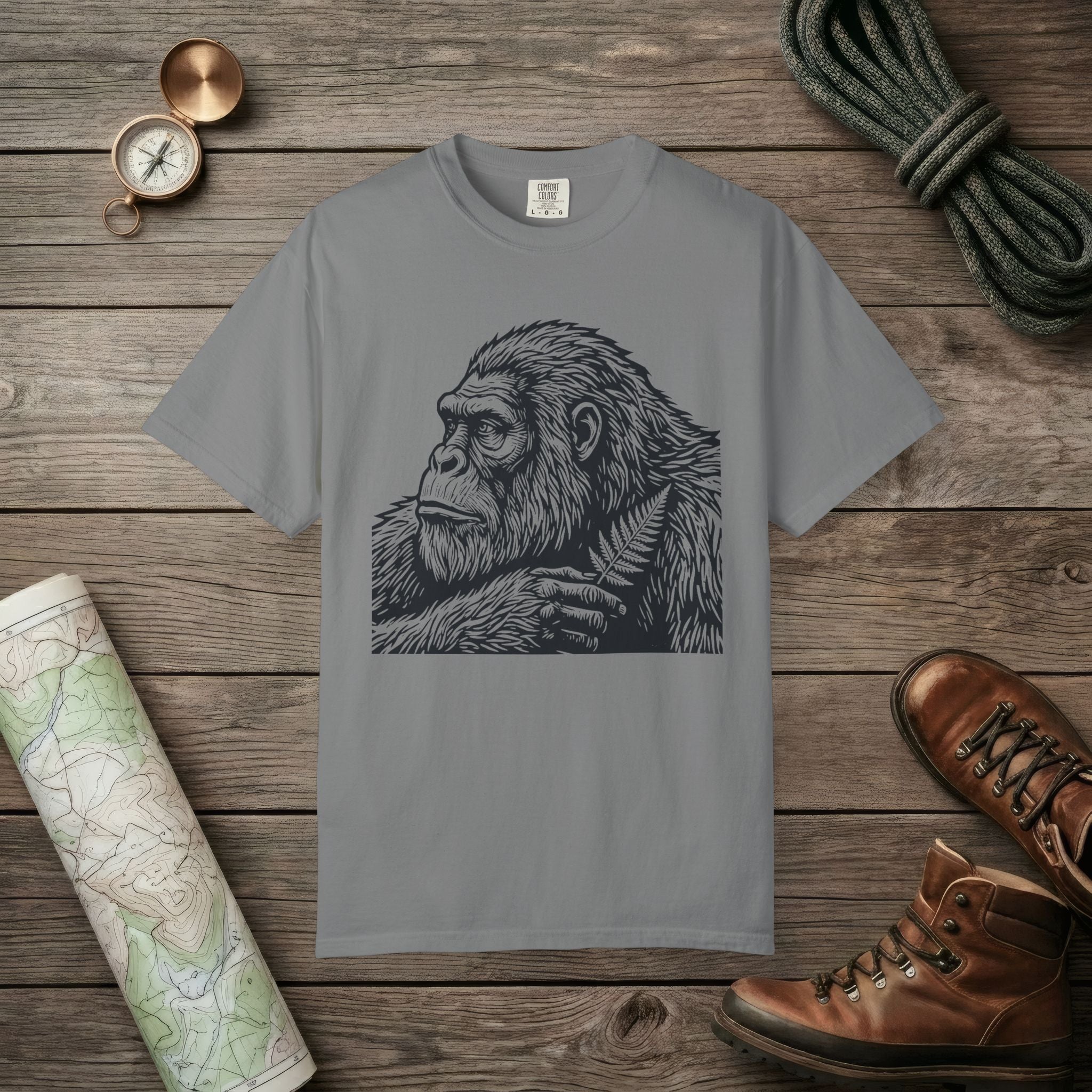 Bigfoot Thinking T-Shirt