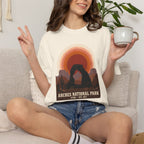 Arches National Park Retro Sunset T-Shirt