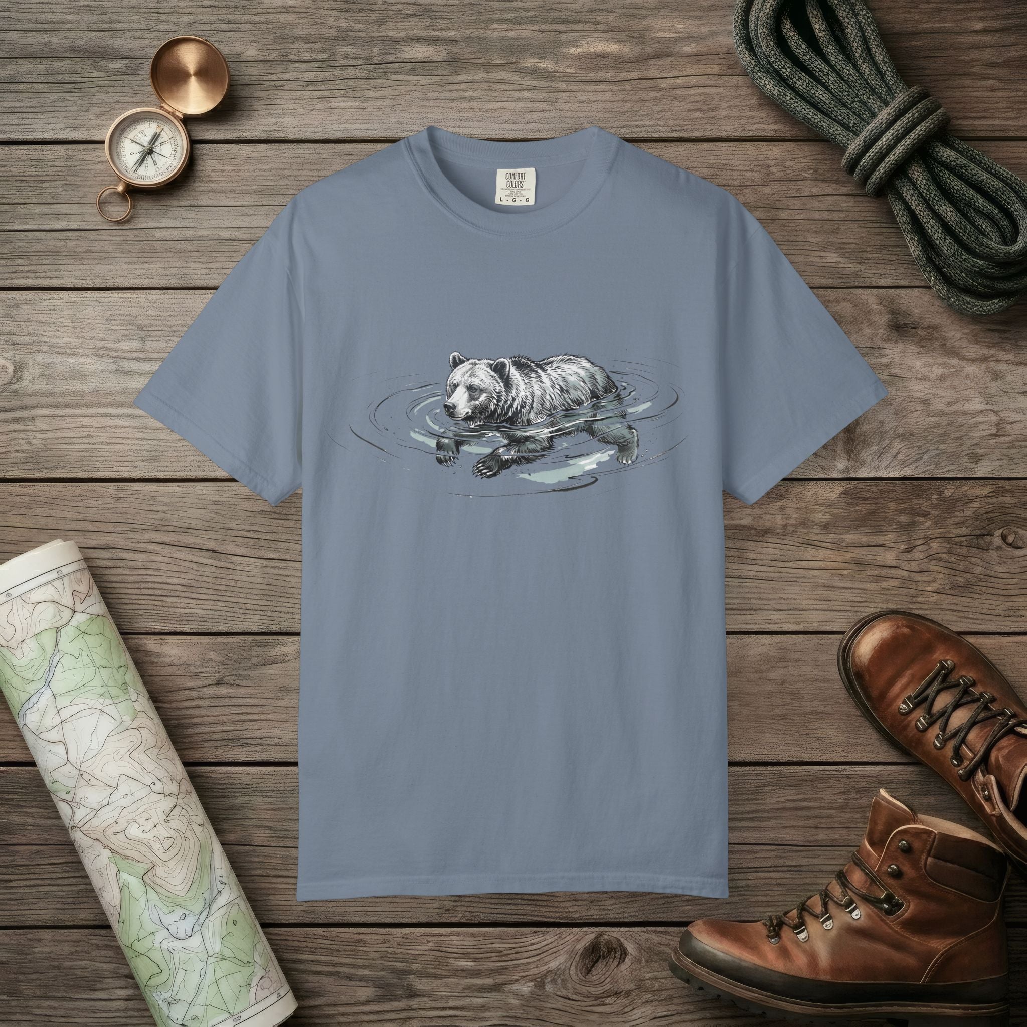 Bear Swimming T-Shirt
