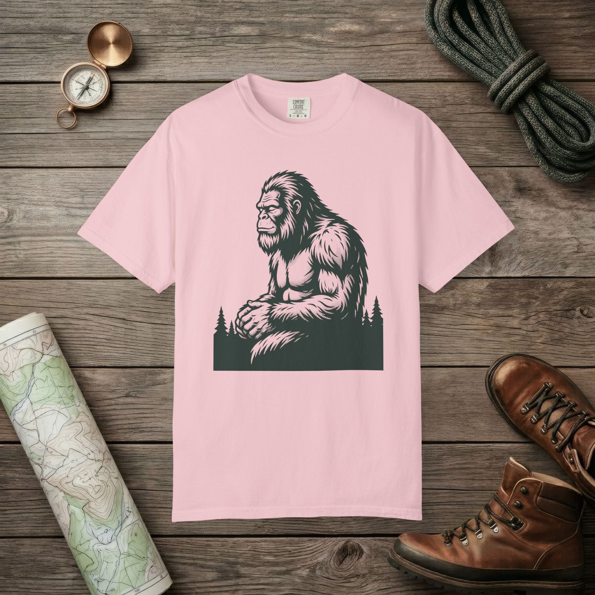 Meditating Bigfoot T-Shirt