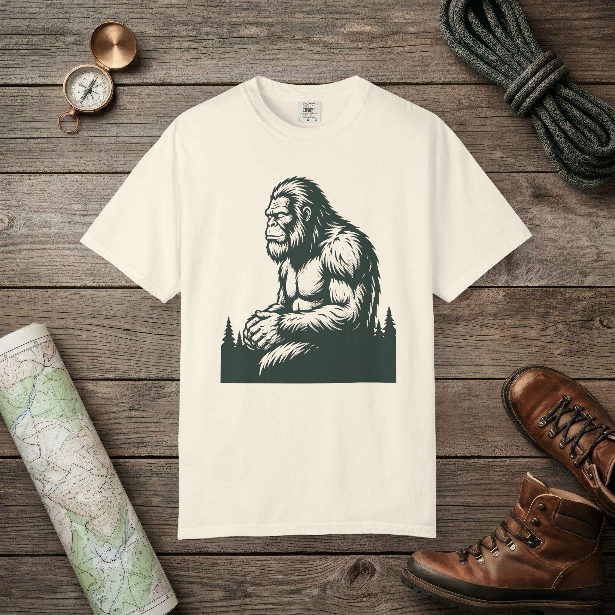Meditating Bigfoot T-Shirt