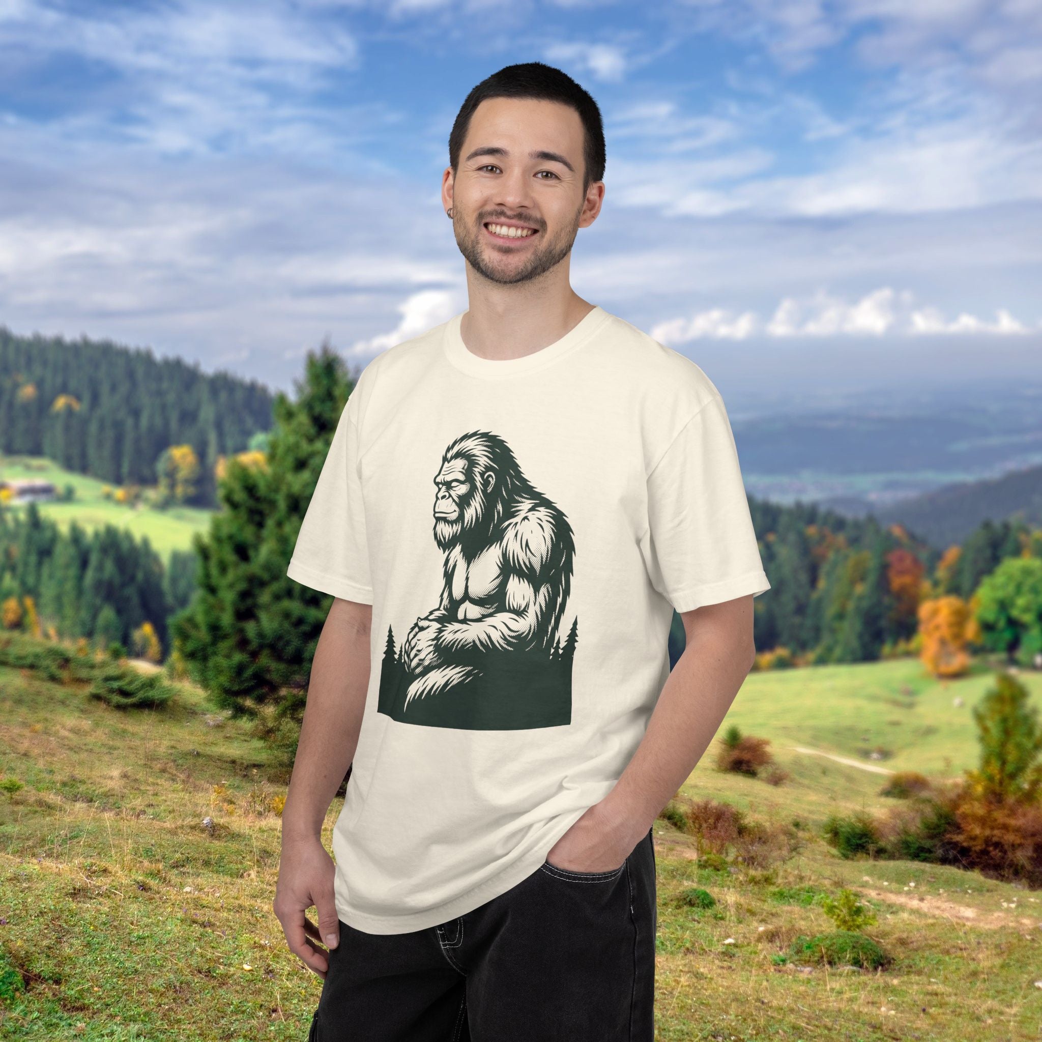 Meditating Bigfoot T-Shirt