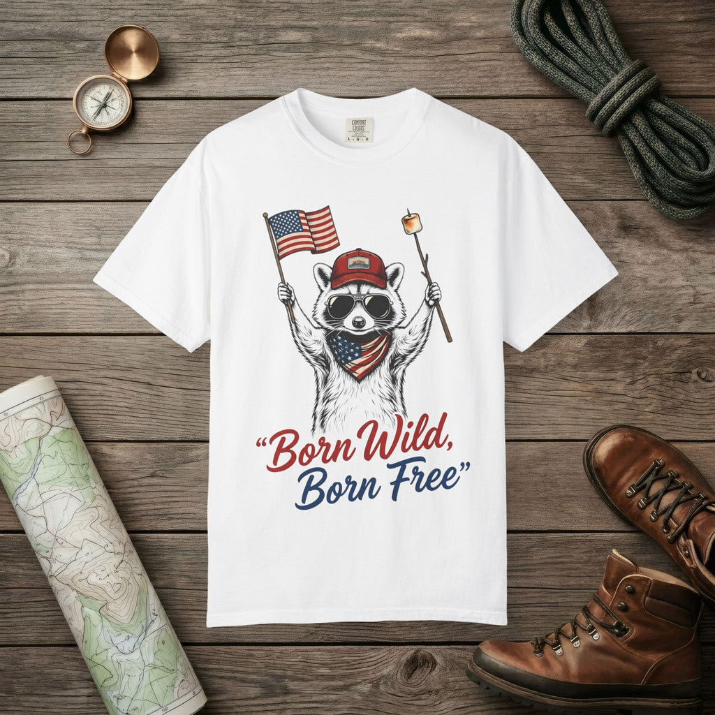 Born Wild Raccoon T-Shirt